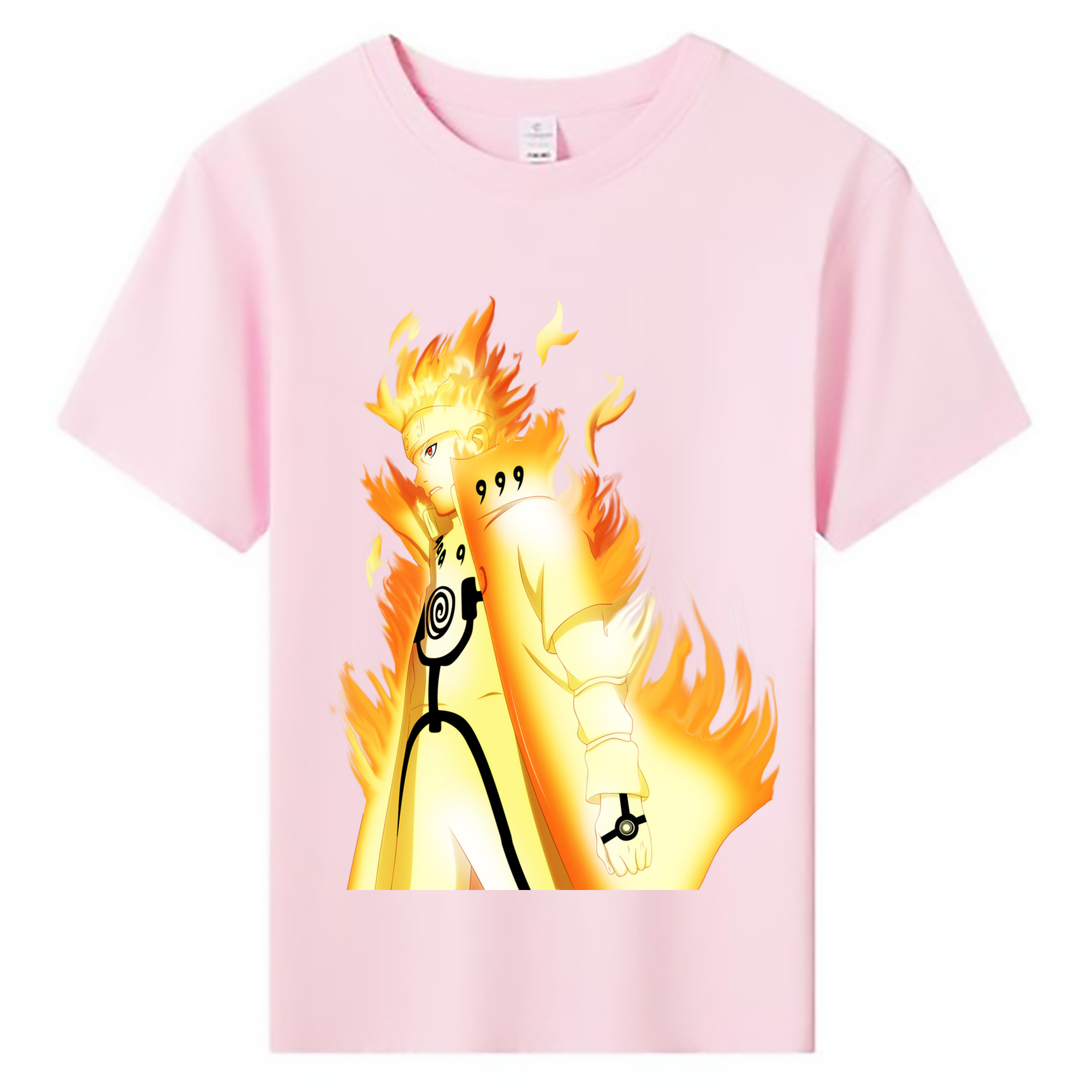 （画像用） NARUTO -ナルト- うずまき ナルト Uzumaki Naruto 綿100％キッズTシャツ（フロントプリント）