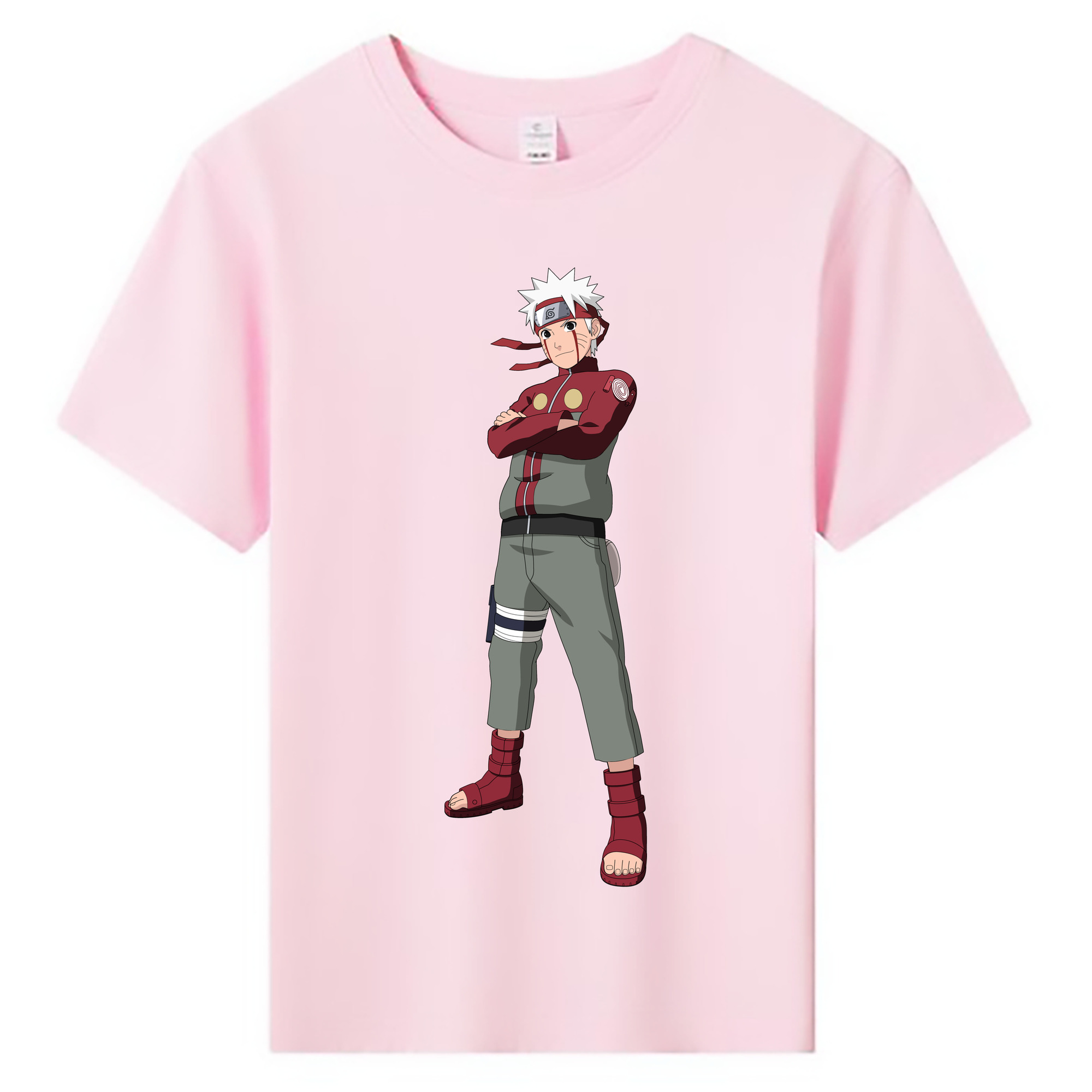 （画像用） NARUTO -ナルト- うずまき ナルト Uzumaki Naruto 綿100％キッズTシャツ（フロントプリント）