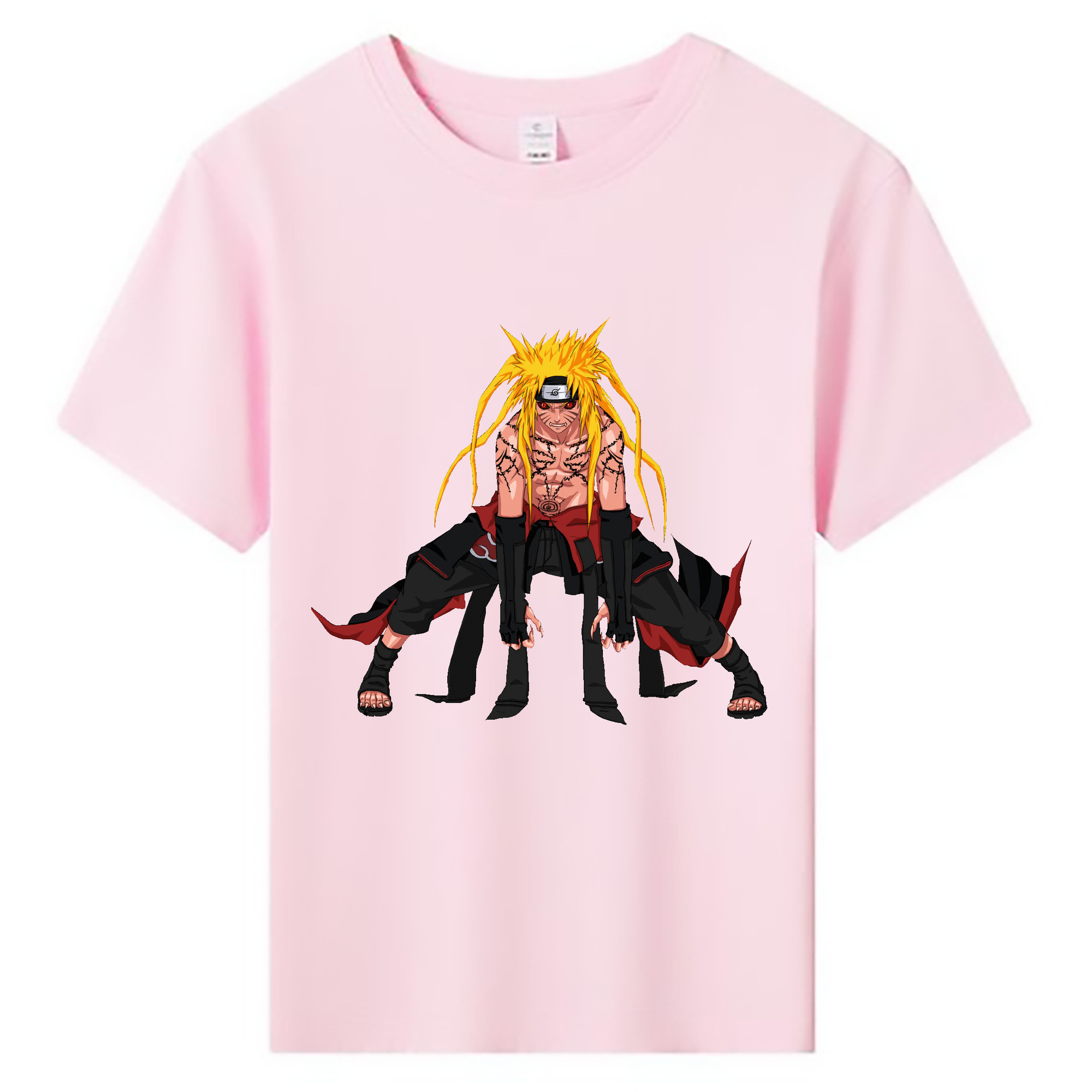 （画像用） NARUTO -ナルト- うずまき ナルト Uzumaki Naruto 綿100％キッズTシャツ（フロントプリント）