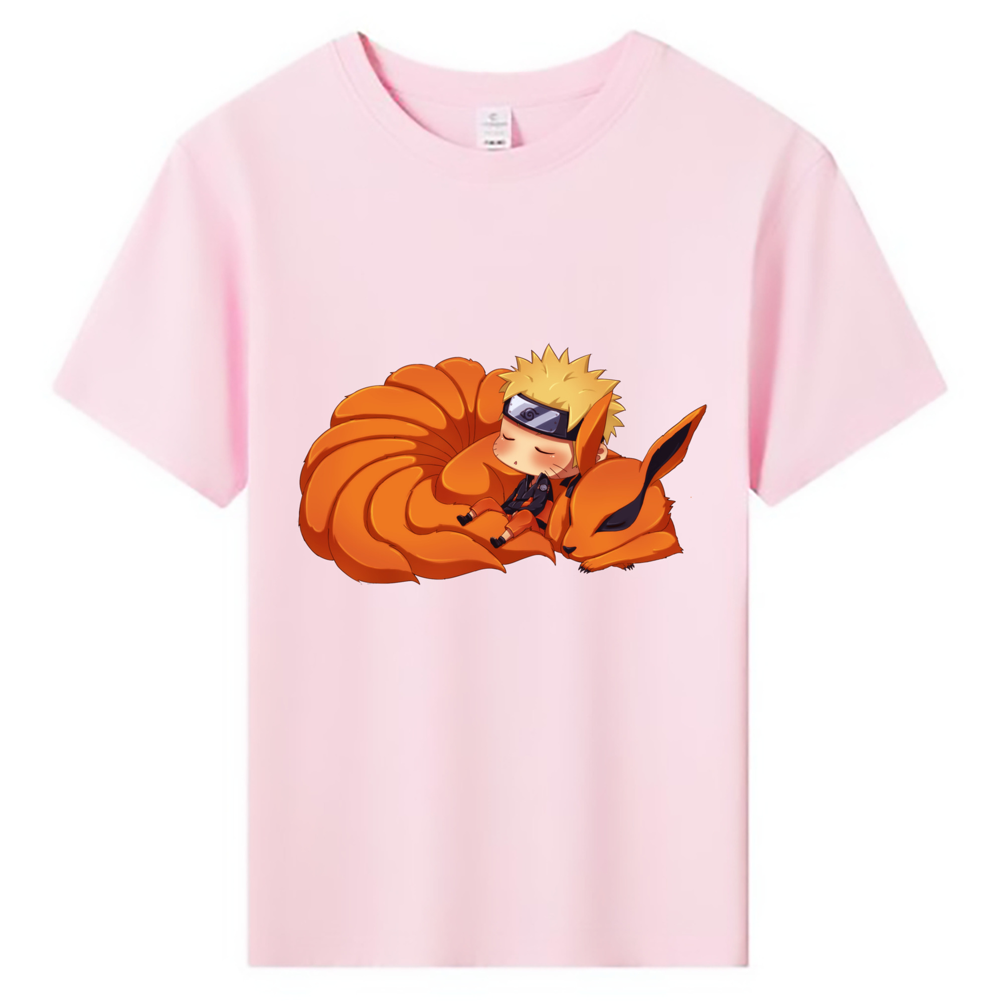 （画像用） NARUTO -ナルト- うずまき ナルト Uzumaki Naruto 綿100％キッズTシャツ（フロントプリント）
