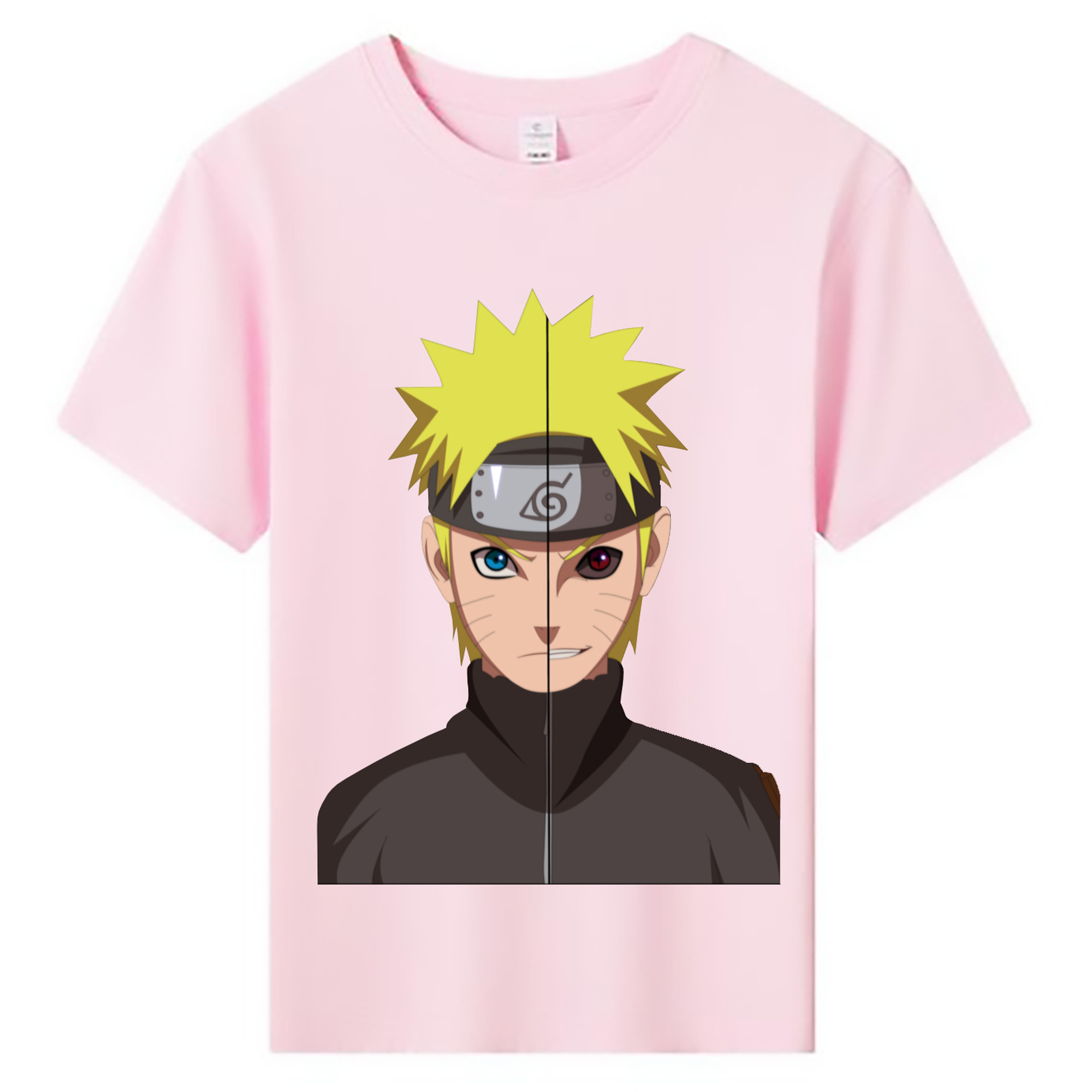 （画像用） NARUTO -ナルト- うずまき ナルト Uzumaki Naruto 綿100％キッズTシャツ（フロントプリント）