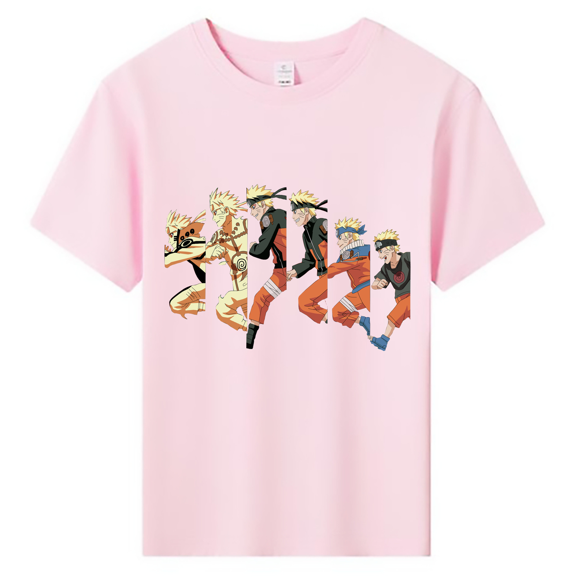 （画像用） NARUTO -ナルト- うずまき ナルト Uzumaki Naruto 綿100％キッズTシャツ（フロントプリント）