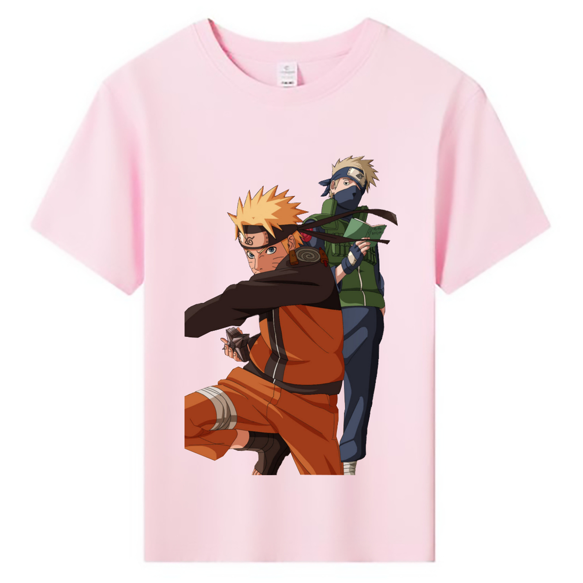 （画像用） NARUTO -ナルト- うずまき ナルト Uzumaki Naruto 綿100％キッズTシャツ（フロントプリント）