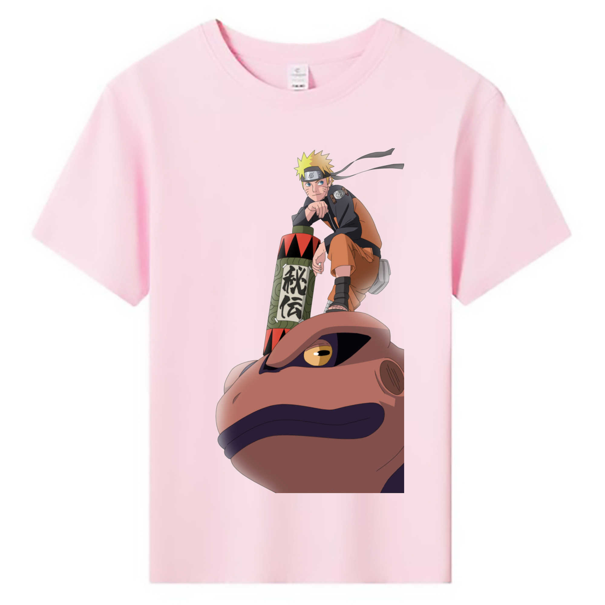 （画像用） NARUTO -ナルト- うずまき ナルト Uzumaki Naruto 綿100％キッズTシャツ（フロントプリント）