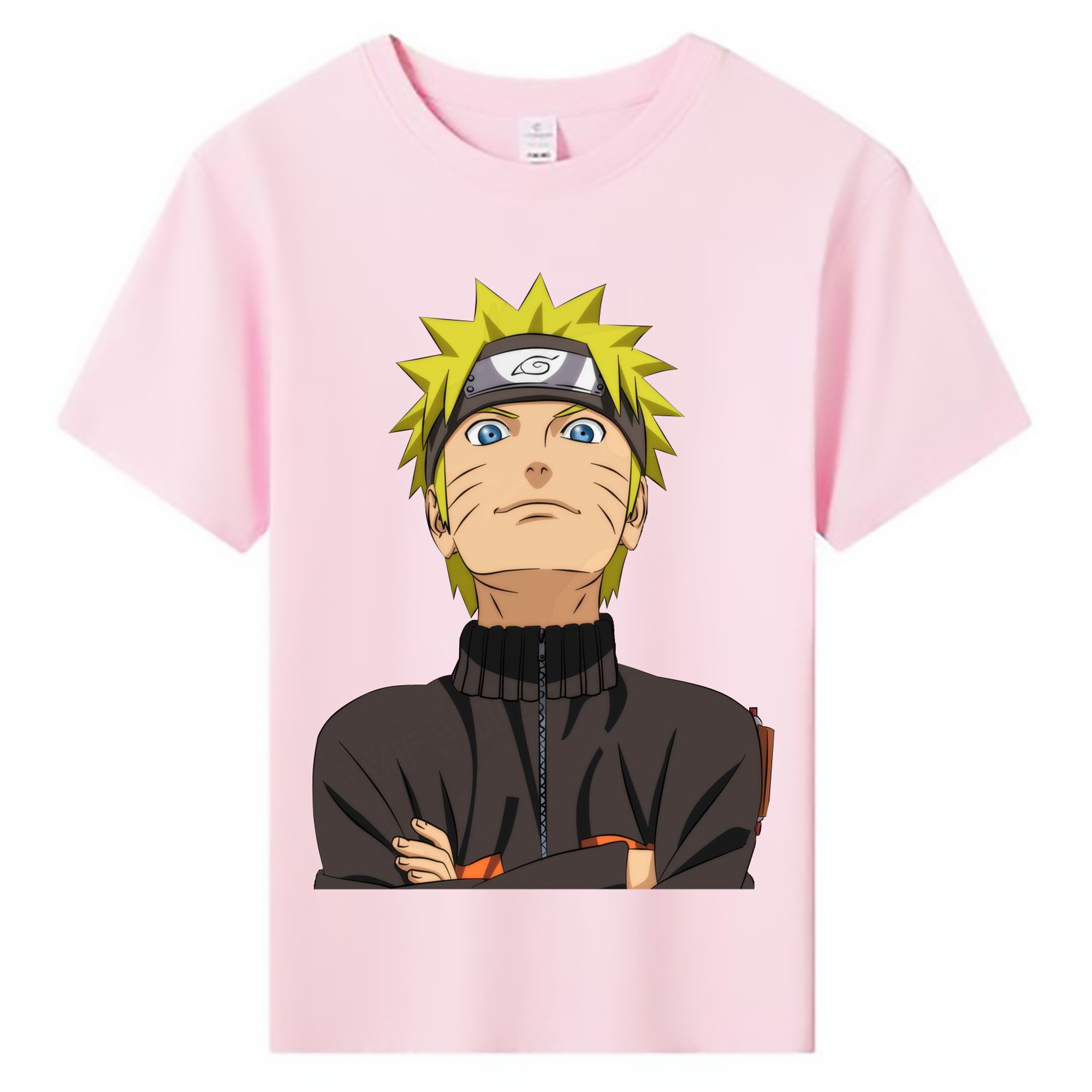 （画像用） NARUTO -ナルト- うずまき ナルト Uzumaki Naruto 綿100％キッズTシャツ（フロントプリント）