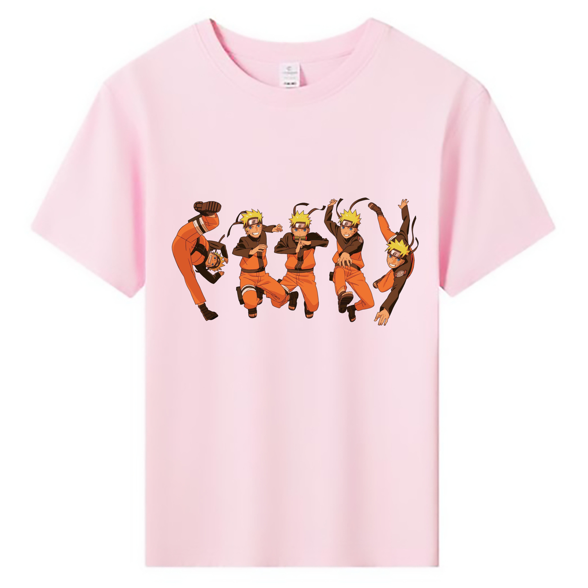 （画像用） NARUTO -ナルト- うずまき ナルト Uzumaki Naruto 綿100％キッズTシャツ（フロントプリント）
