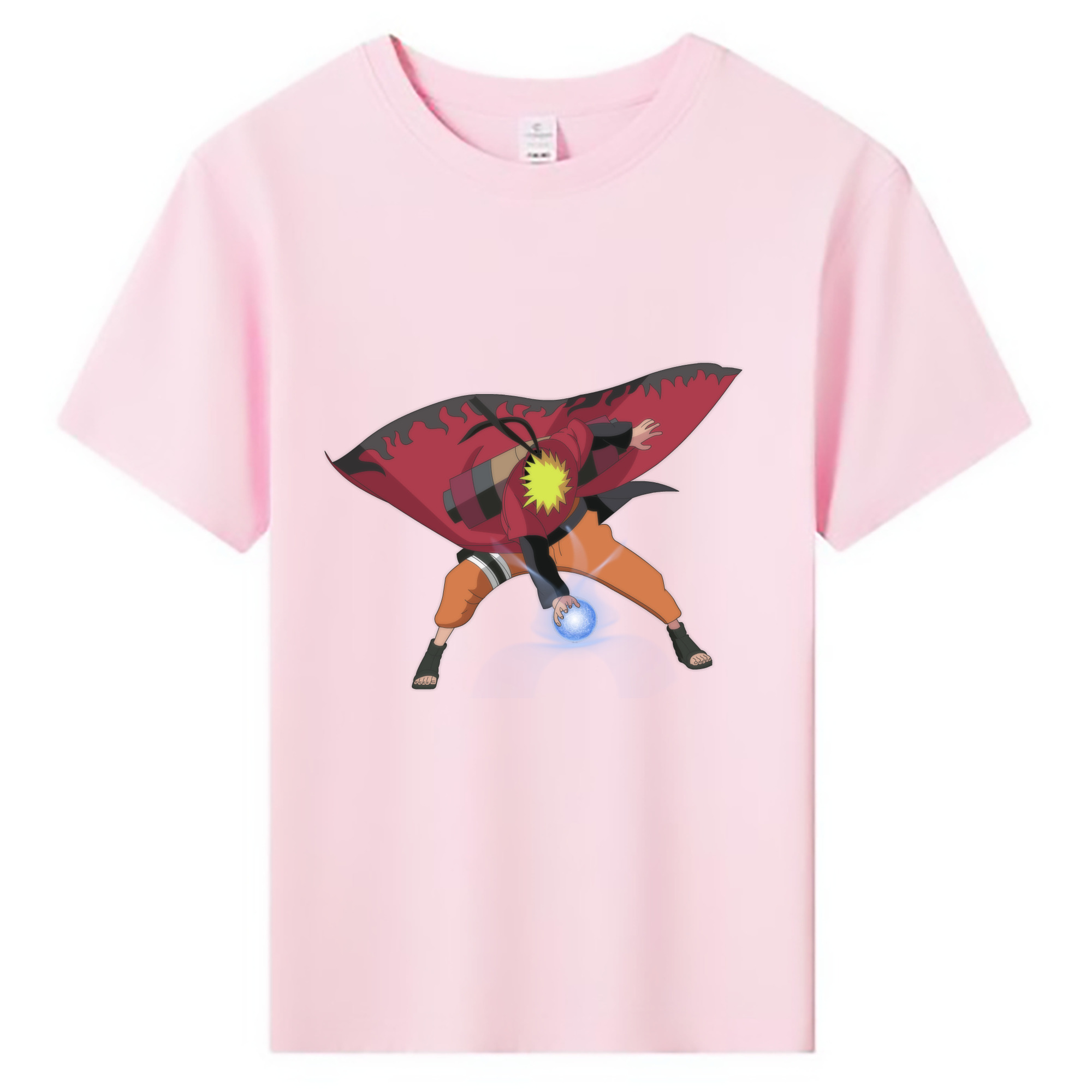 （画像用） NARUTO -ナルト- うずまき ナルト Uzumaki Naruto 綿100％キッズTシャツ（フロントプリント）