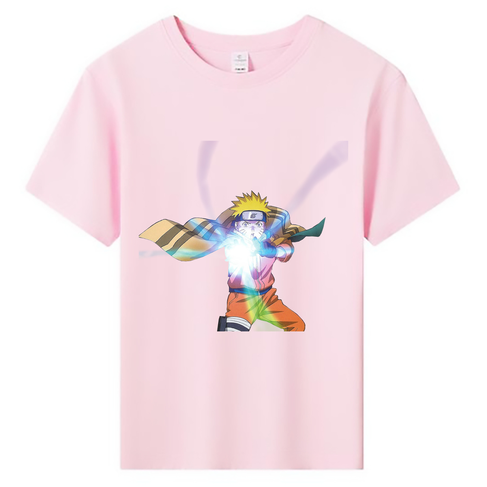 （画像用） NARUTO -ナルト- うずまき ナルト Uzumaki Naruto 綿100％キッズTシャツ（フロントプリント）