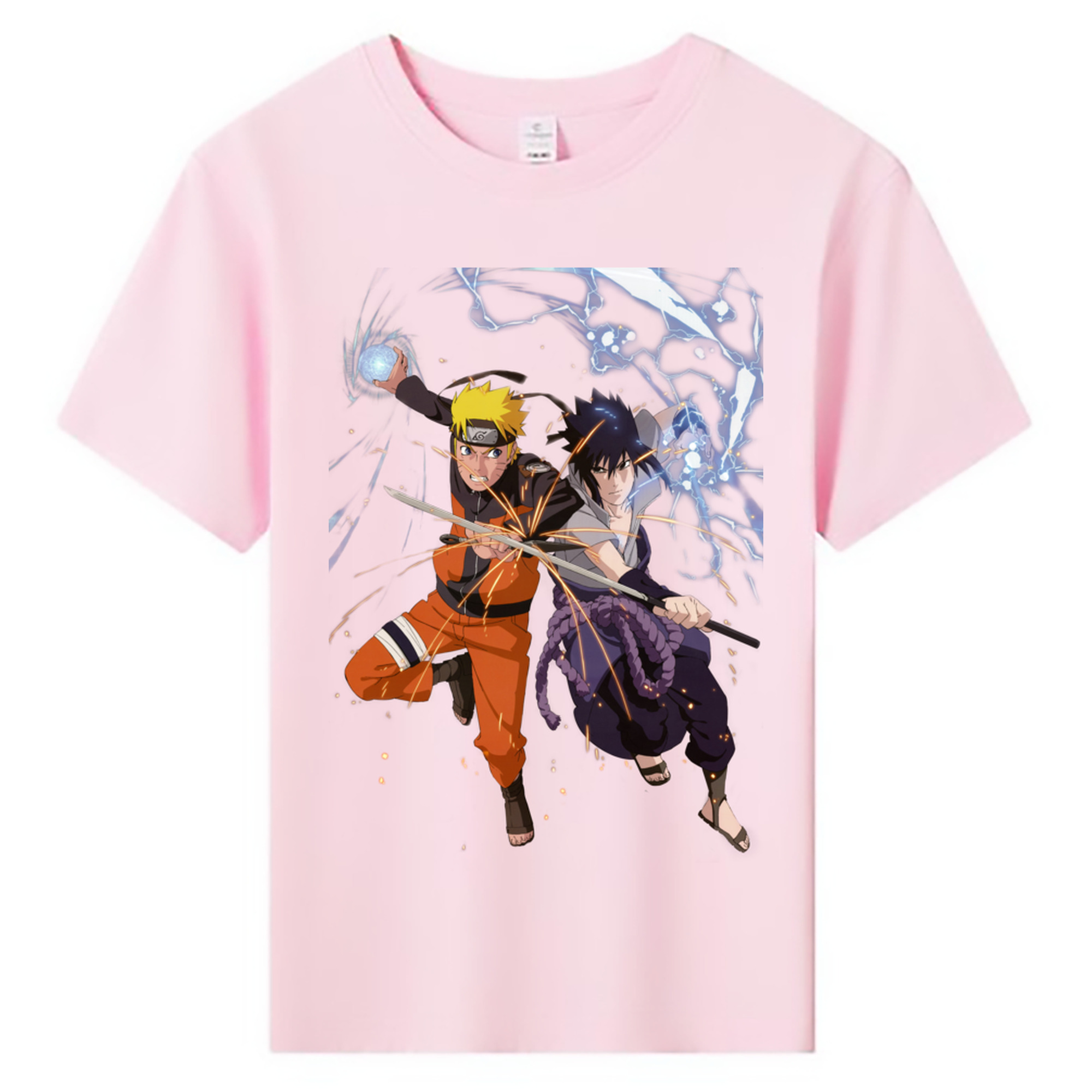 （画像用） NARUTO -ナルト- うずまき ナルト Uzumaki Naruto 綿100％キッズTシャツ（フロントプリント）