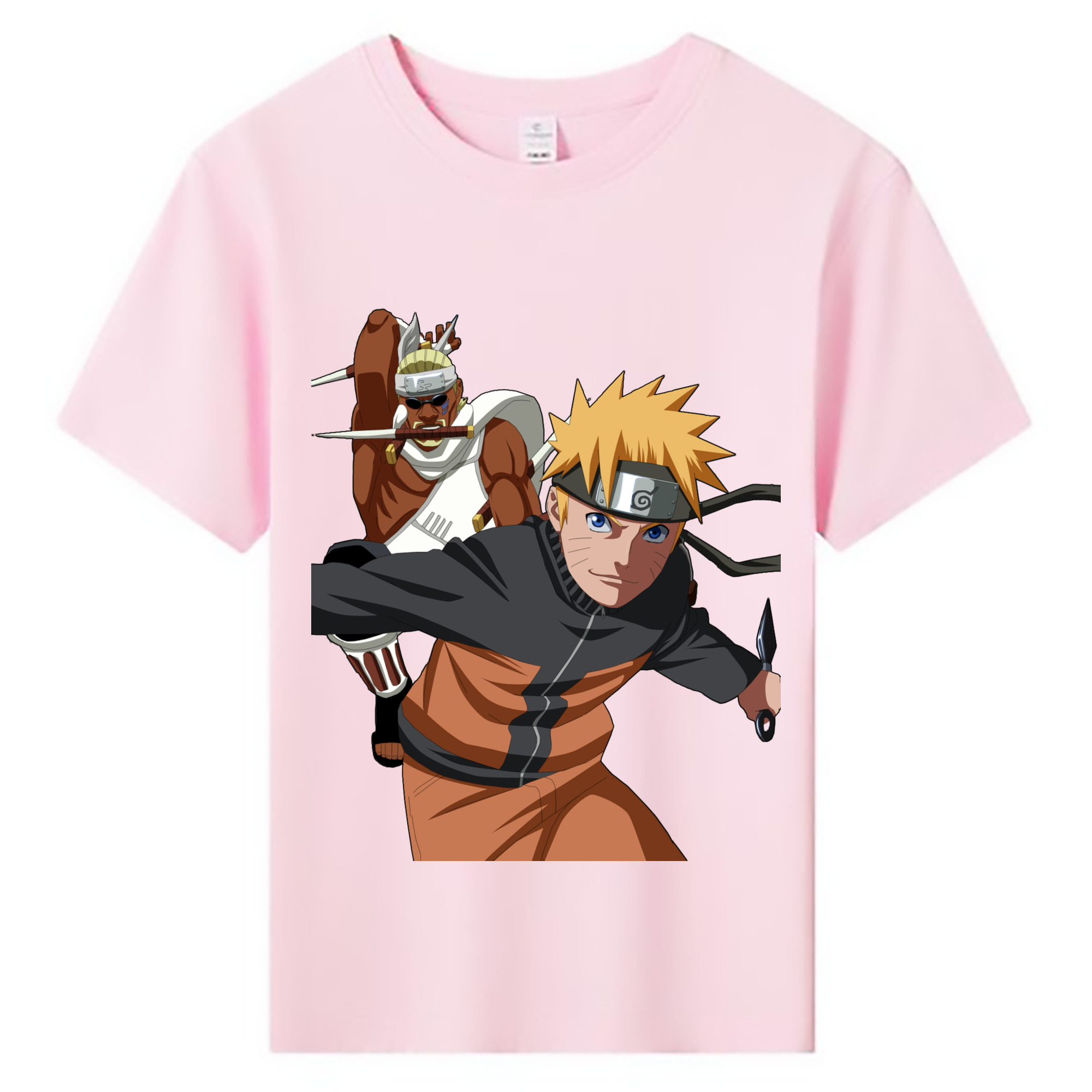 （画像用） NARUTO -ナルト- うずまき ナルト Uzumaki Naruto 綿100％キッズTシャツ（フロントプリント）