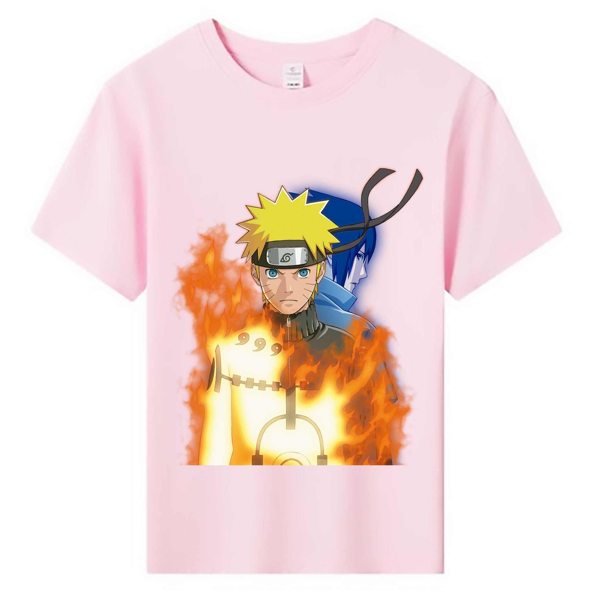 （画像用） NARUTO -ナルト- うずまき ナルト Uzumaki Naruto 綿100％キッズTシャツ（フロントプリント）