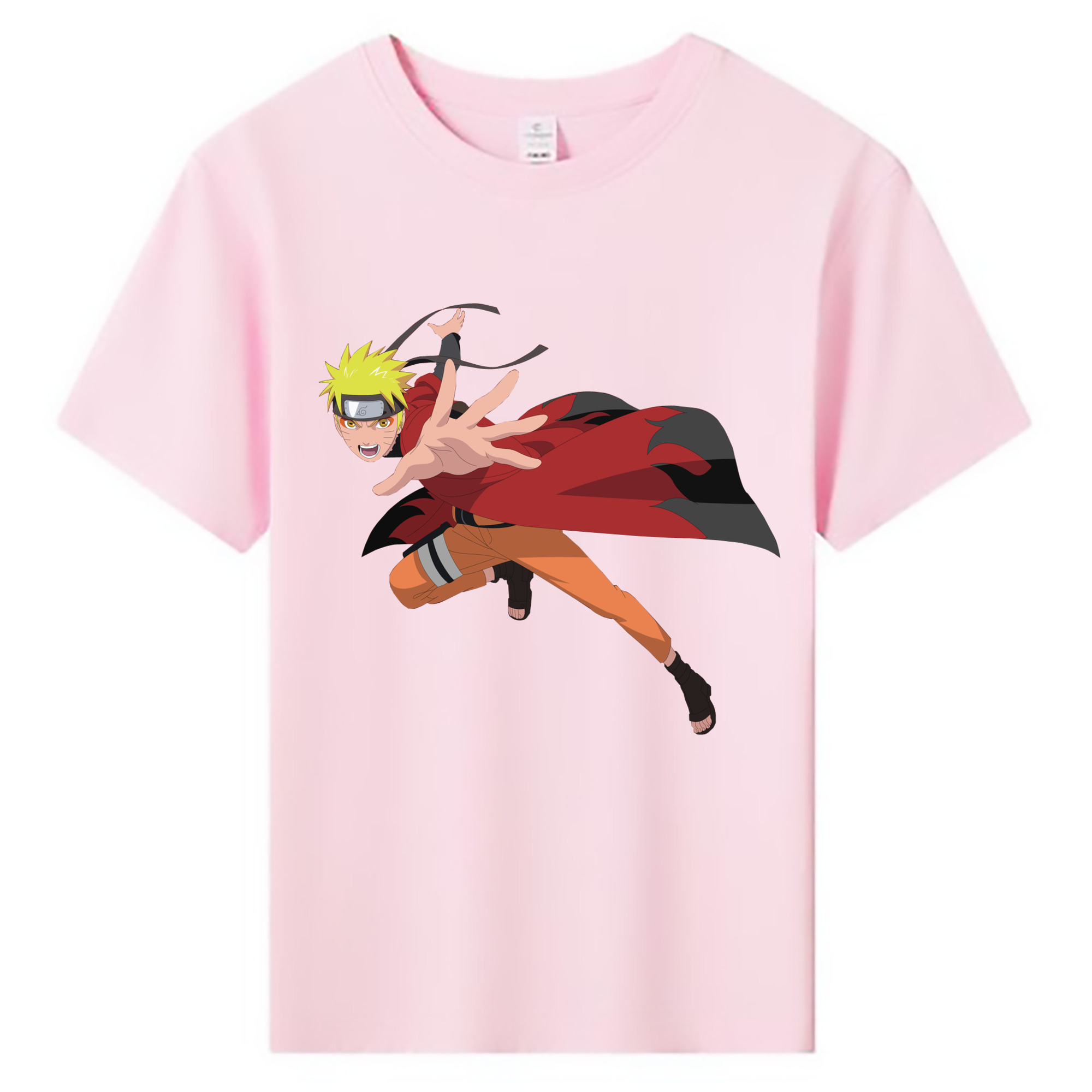（画像用） NARUTO -ナルト- うずまき ナルト Uzumaki Naruto 綿100％キッズTシャツ（フロントプリント）