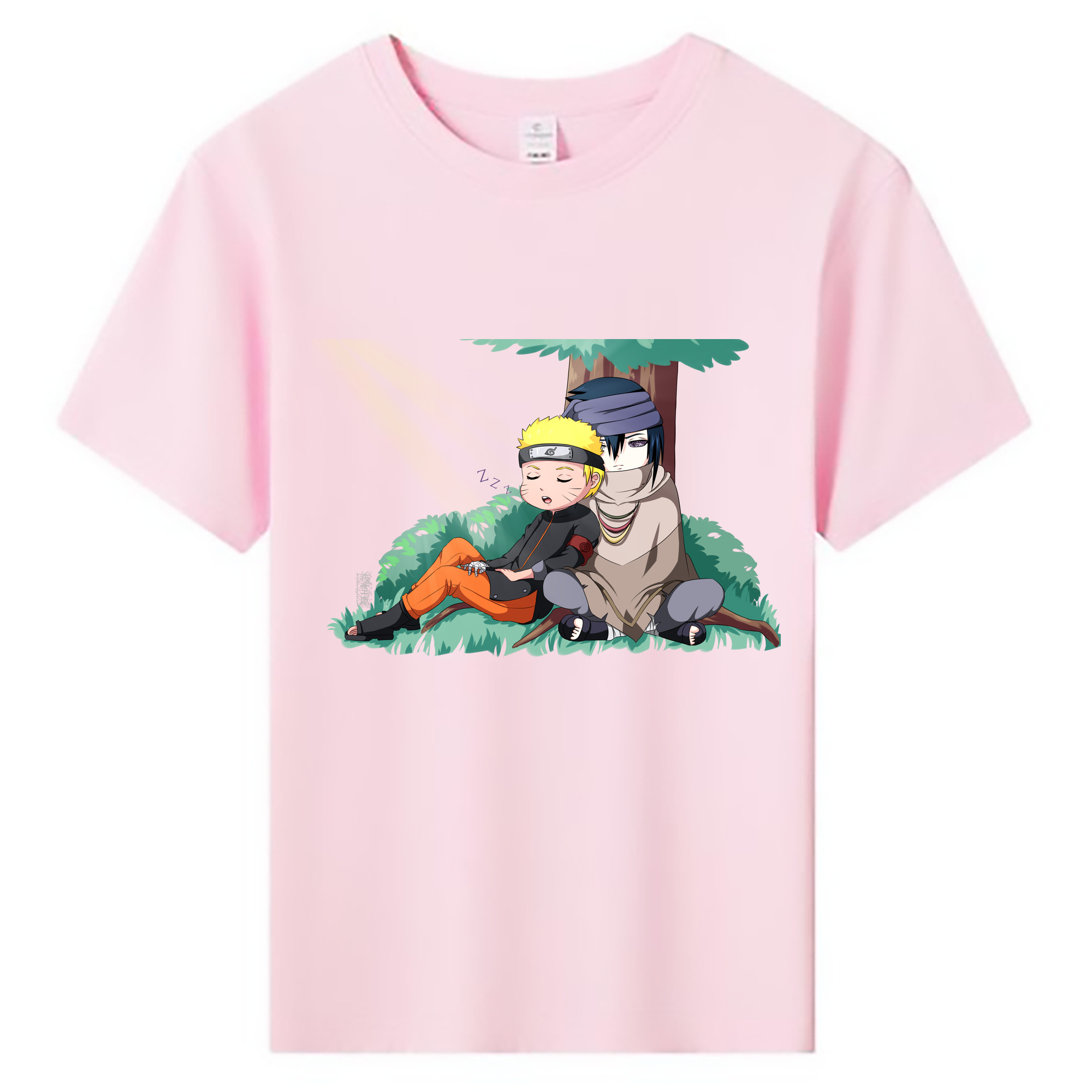 （画像用） NARUTO -ナルト- うずまき ナルト Uzumaki Naruto 綿100％キッズTシャツ（フロントプリント）