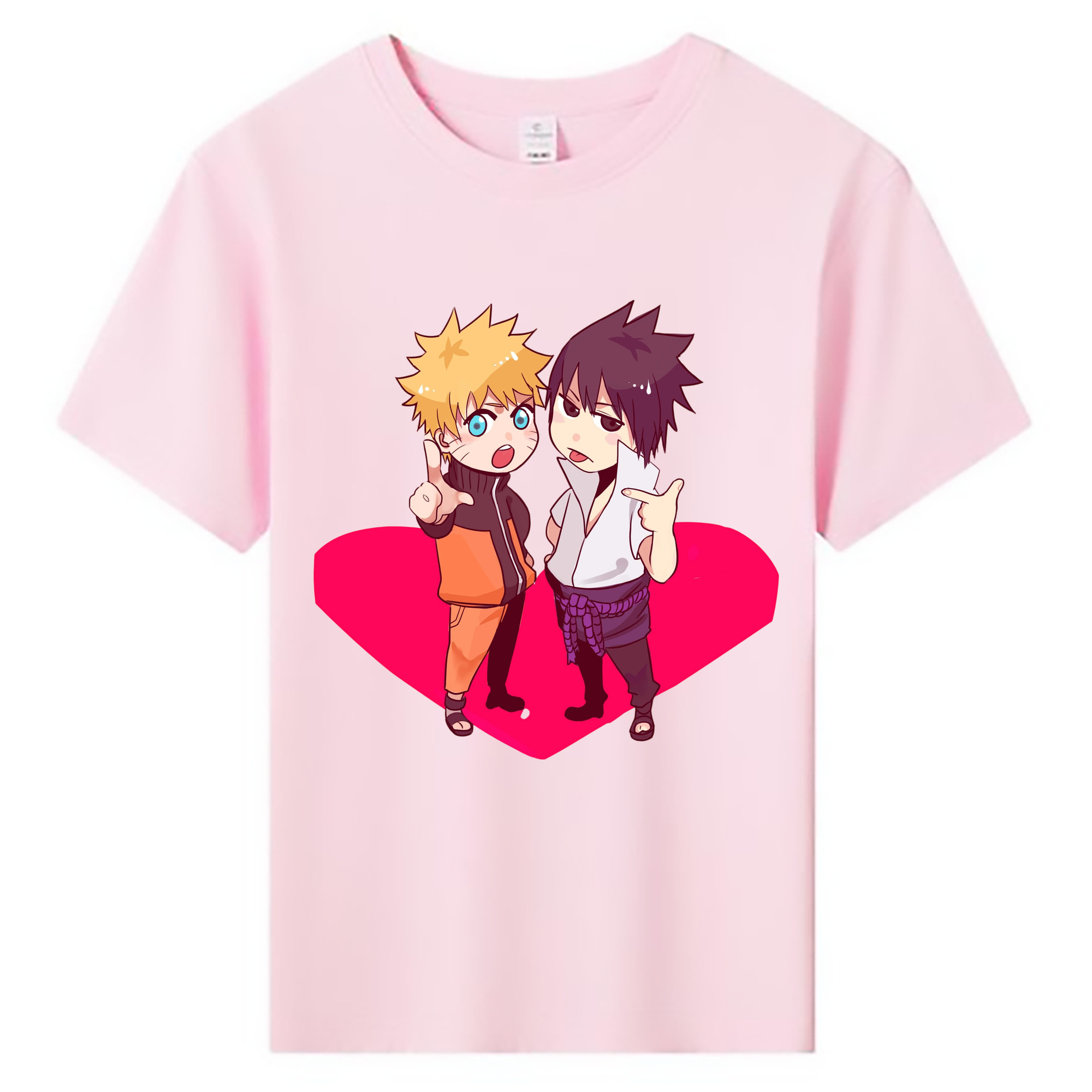 （画像用） NARUTO -ナルト- うずまき ナルト Uzumaki Naruto 綿100％キッズTシャツ（フロントプリント）