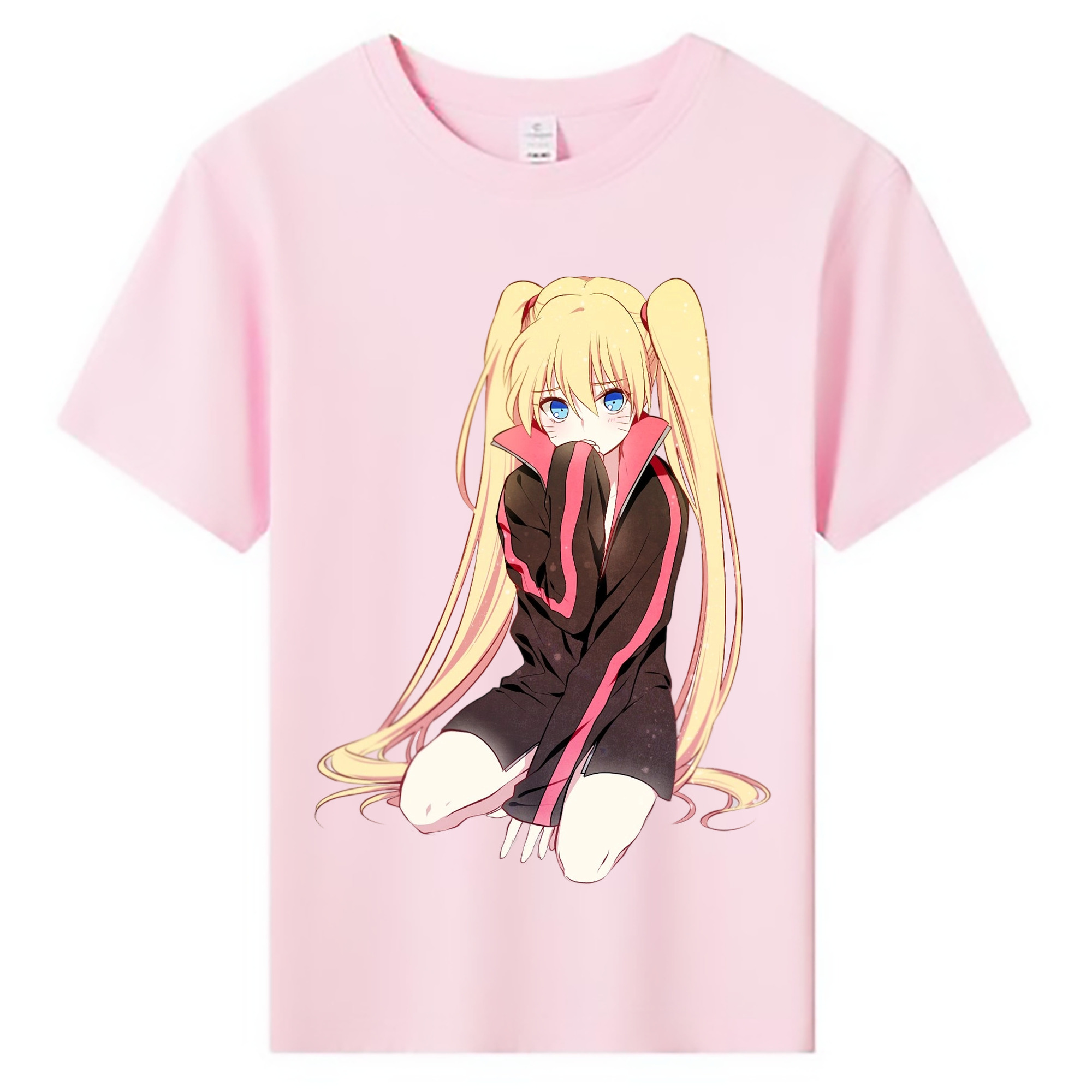 （画像用） NARUTO -ナルト- うずまき ナルト Uzumaki Naruto 綿100％キッズTシャツ（フロントプリント）