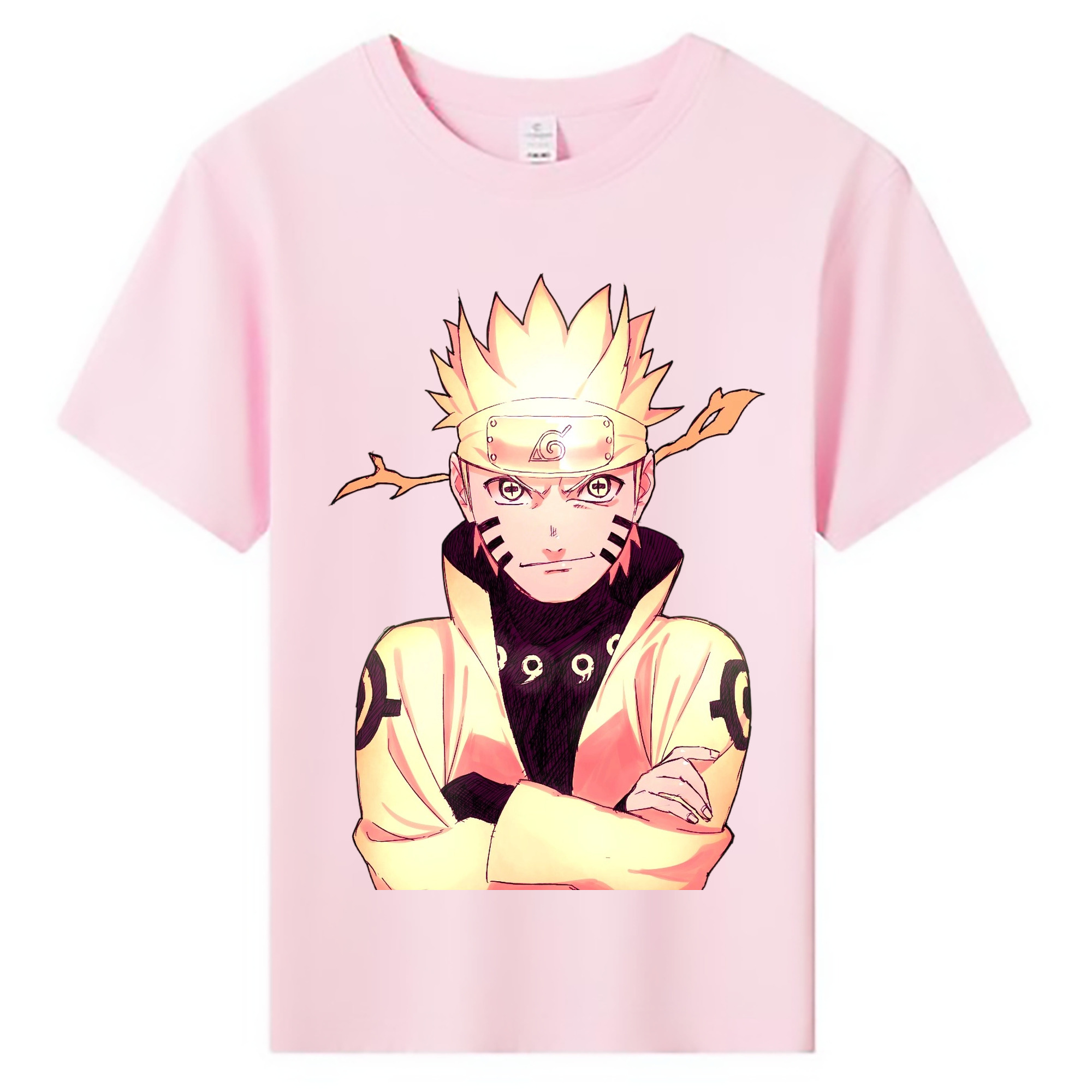 （画像用） NARUTO -ナルト- うずまき ナルト Uzumaki Naruto 綿100％キッズTシャツ（フロントプリント）
