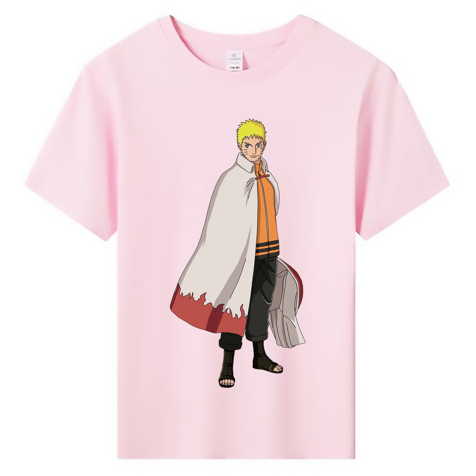 （画像用） NARUTO -ナルト- うずまき ナルト Uzumaki Naruto 綿100％キッズTシャツ（フロントプリント）