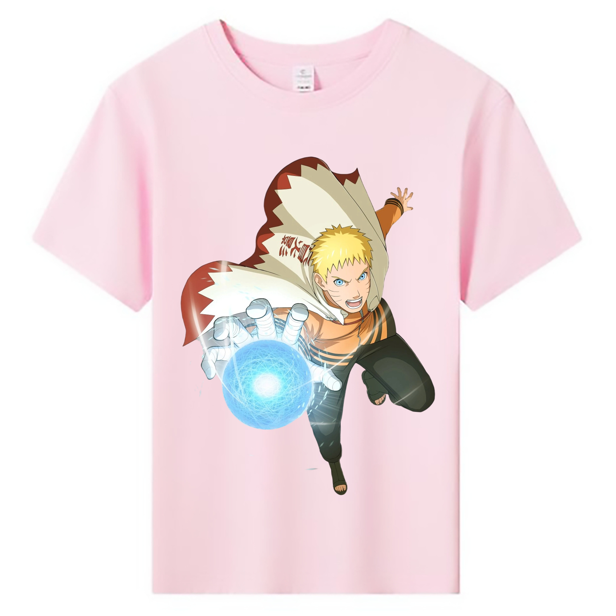 （画像用） NARUTO -ナルト- うずまき ナルト Uzumaki Naruto 綿100％キッズTシャツ（フロントプリント）