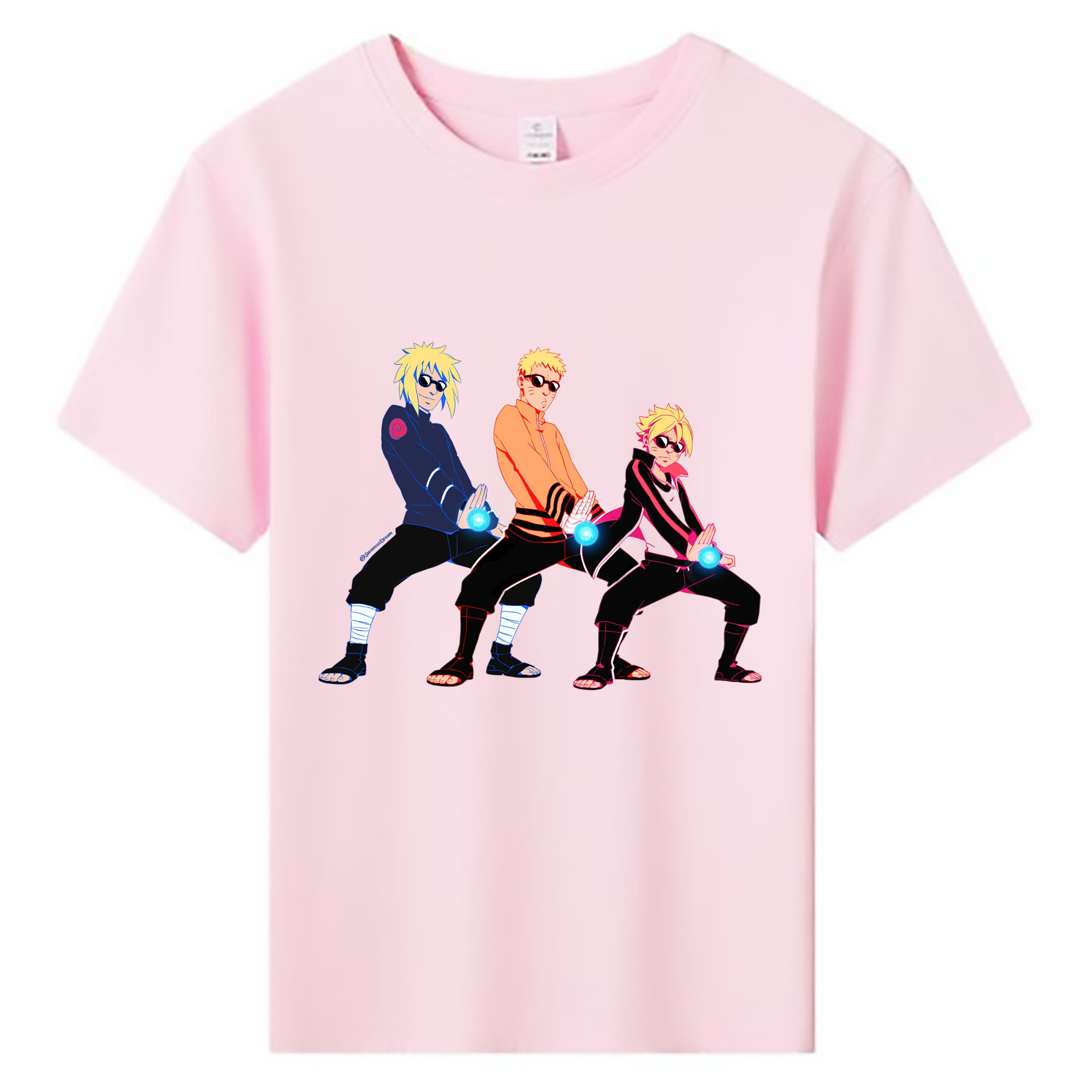 （画像用） NARUTO -ナルト- うずまき ナルト Uzumaki Naruto 綿100％キッズTシャツ（フロントプリント）