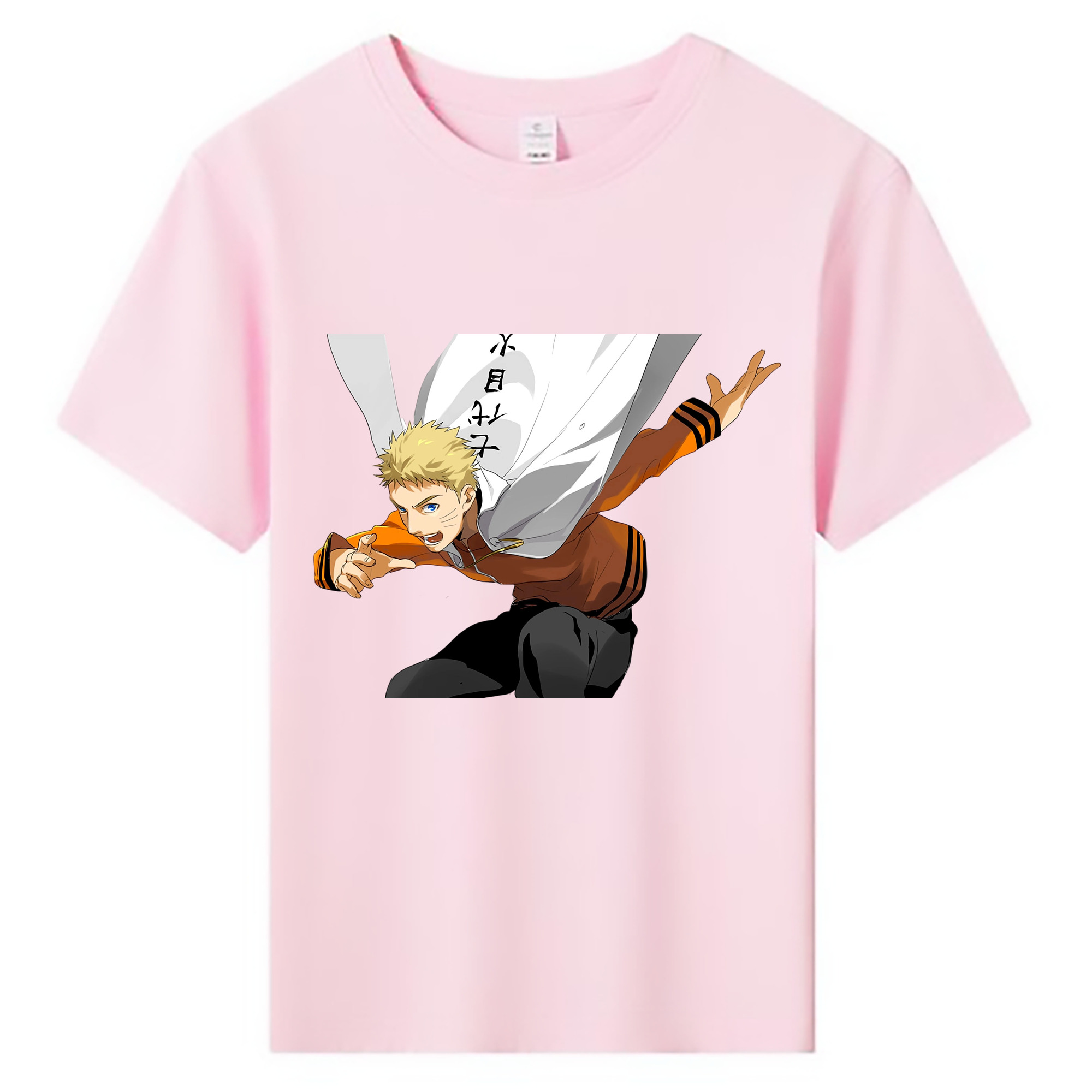 （画像用） NARUTO -ナルト- うずまき ナルト Uzumaki Naruto 綿100％キッズTシャツ（フロントプリント）