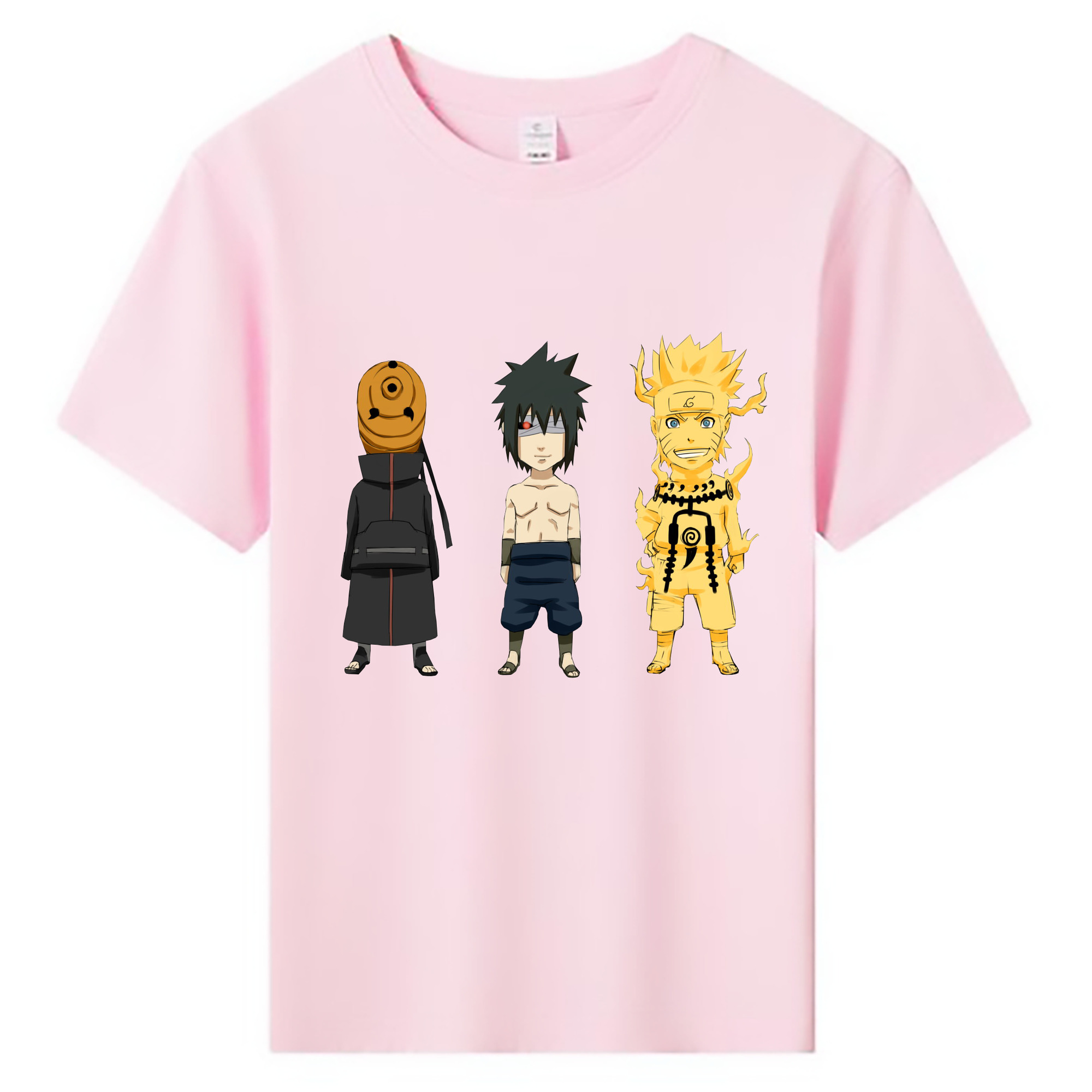 （画像用） NARUTO -ナルト- うちは サスケ Uchiha Sasuke 綿100％キッズTシャツ（フロントプリント）
