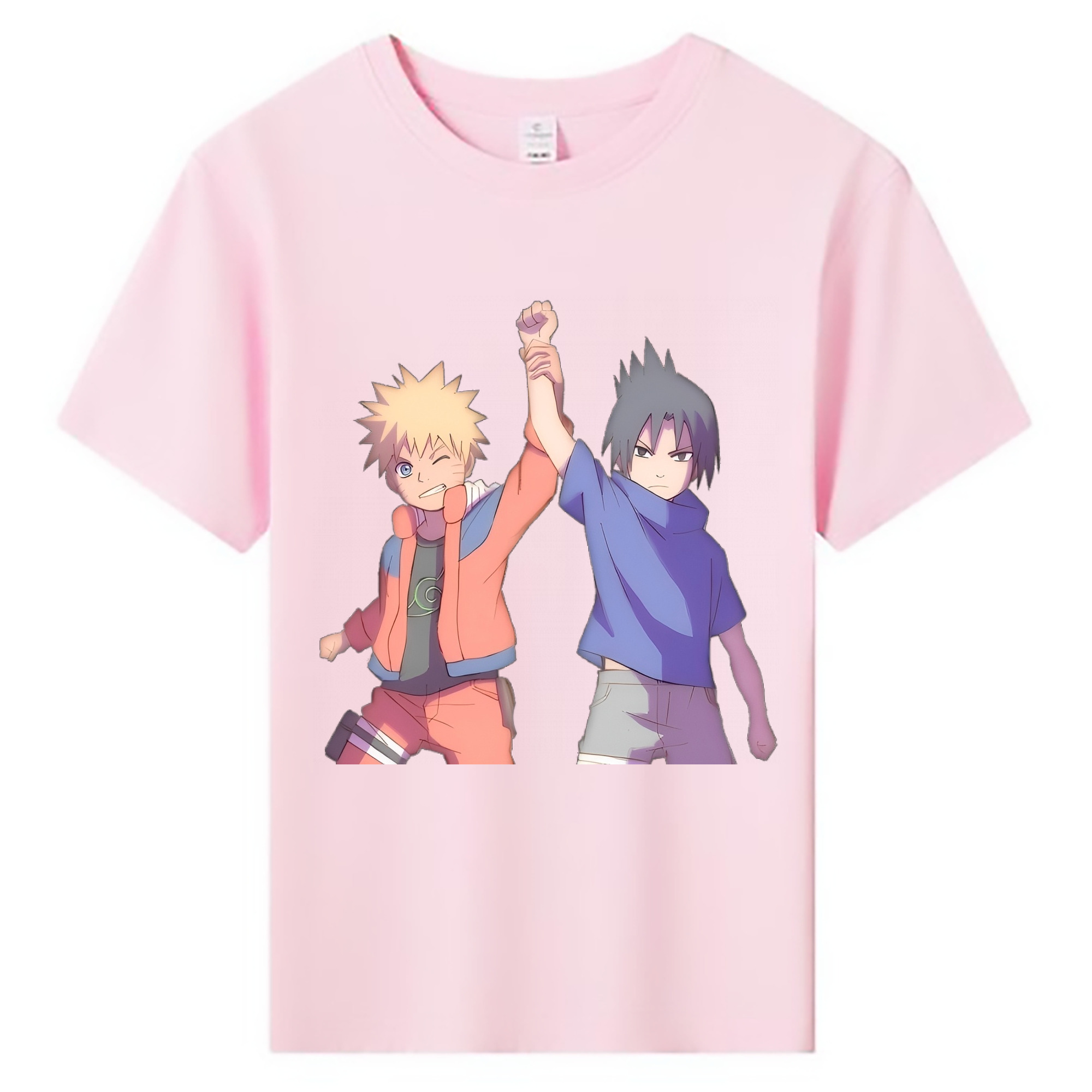 （画像用） NARUTO -ナルト- うちは サスケ Uchiha Sasuke 綿100％キッズTシャツ（フロントプリント）