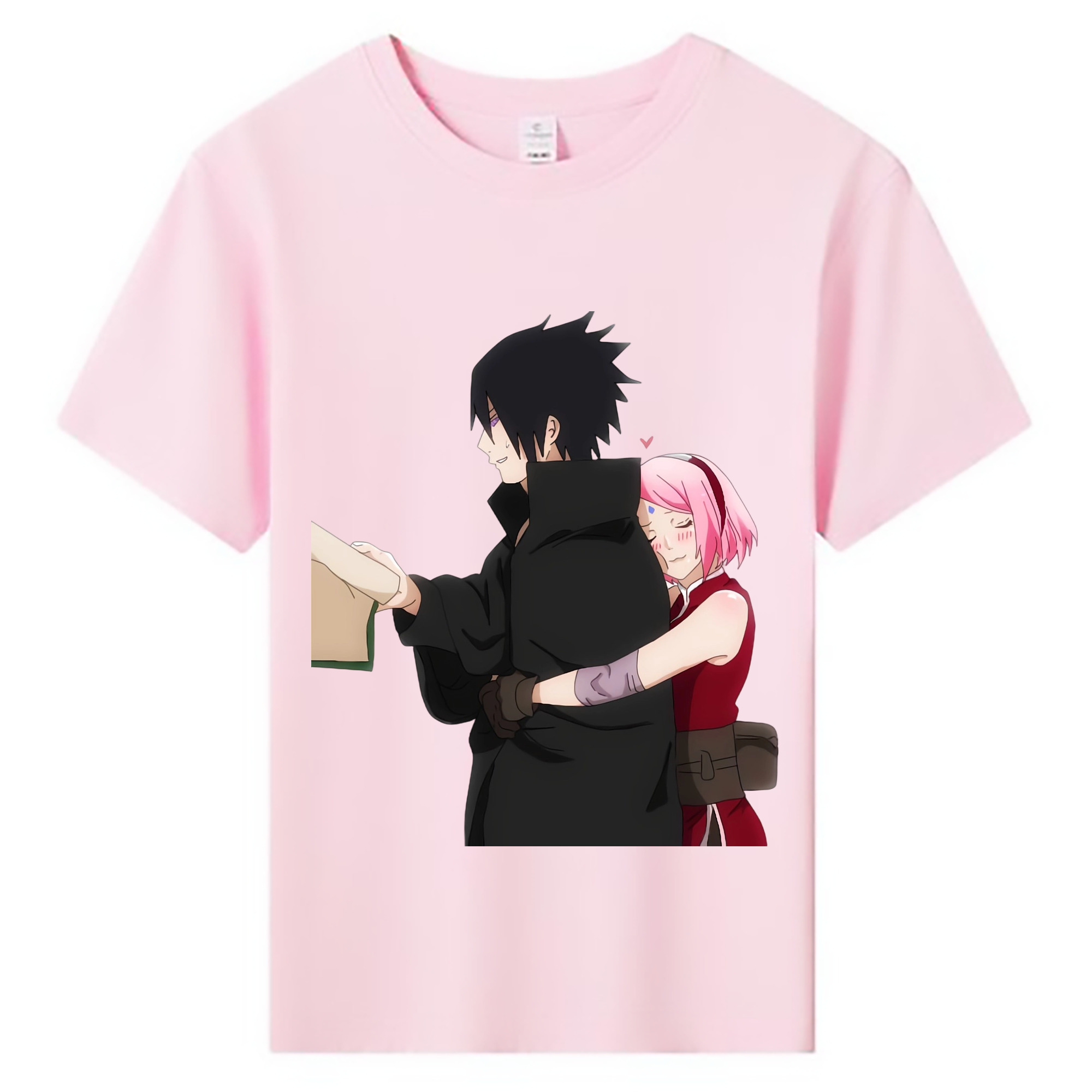（画像用） NARUTO -ナルト- うちは サスケ Uchiha Sasuke 綿100％キッズTシャツ（フロントプリント）