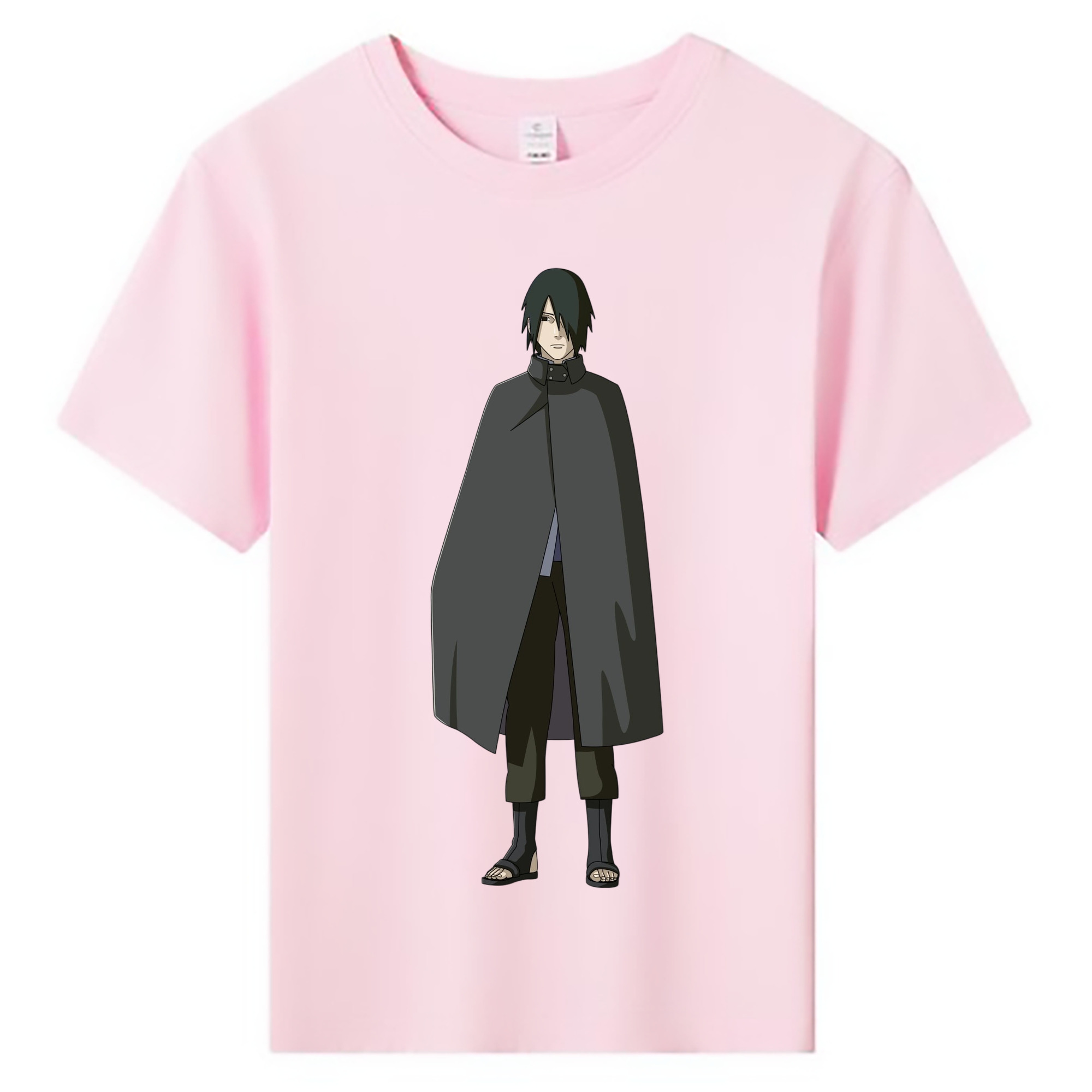 （画像用） NARUTO -ナルト- うちは サスケ Uchiha Sasuke 綿100％キッズTシャツ（フロントプリント）