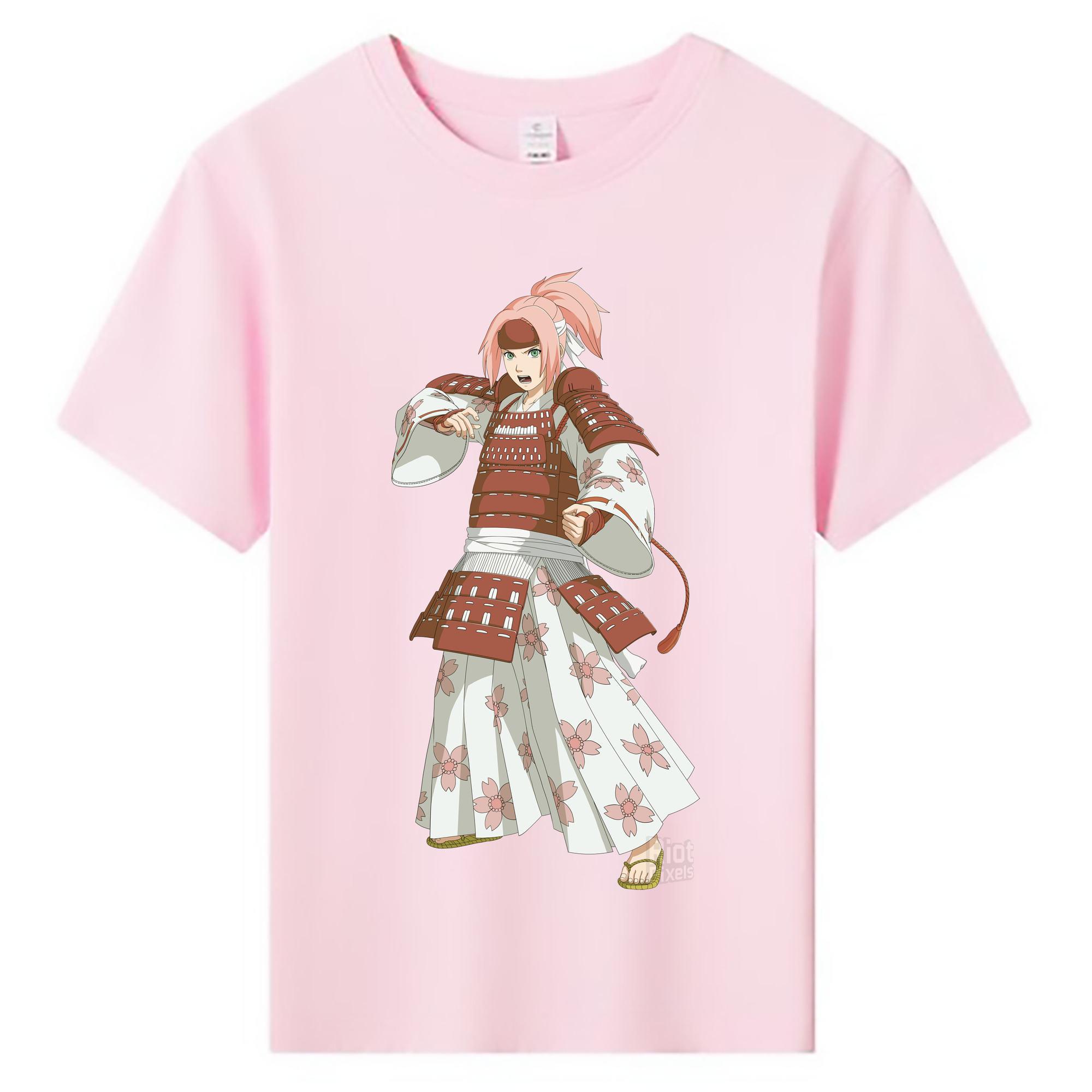（画像用） NARUTO -ナルト- 春野サクラ Haruno Sakura 綿100％キッズTシャツ（フロントプリント）