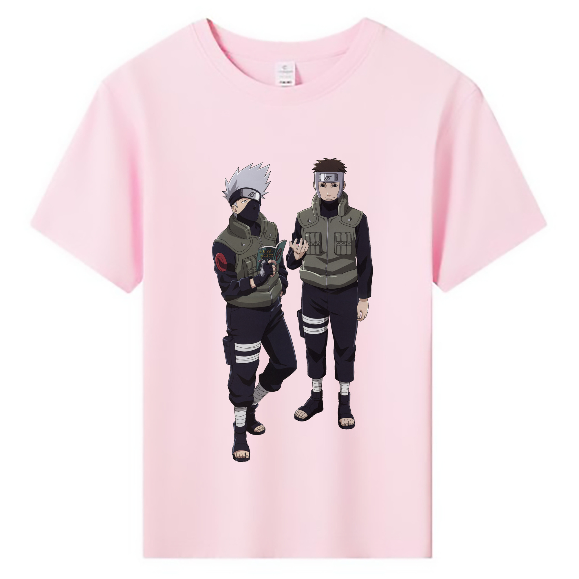（画像用） NARUTO -ナルト- はたけ カカシ Hatake Kakashi 綿100％キッズTシャツ（フロントプリント）