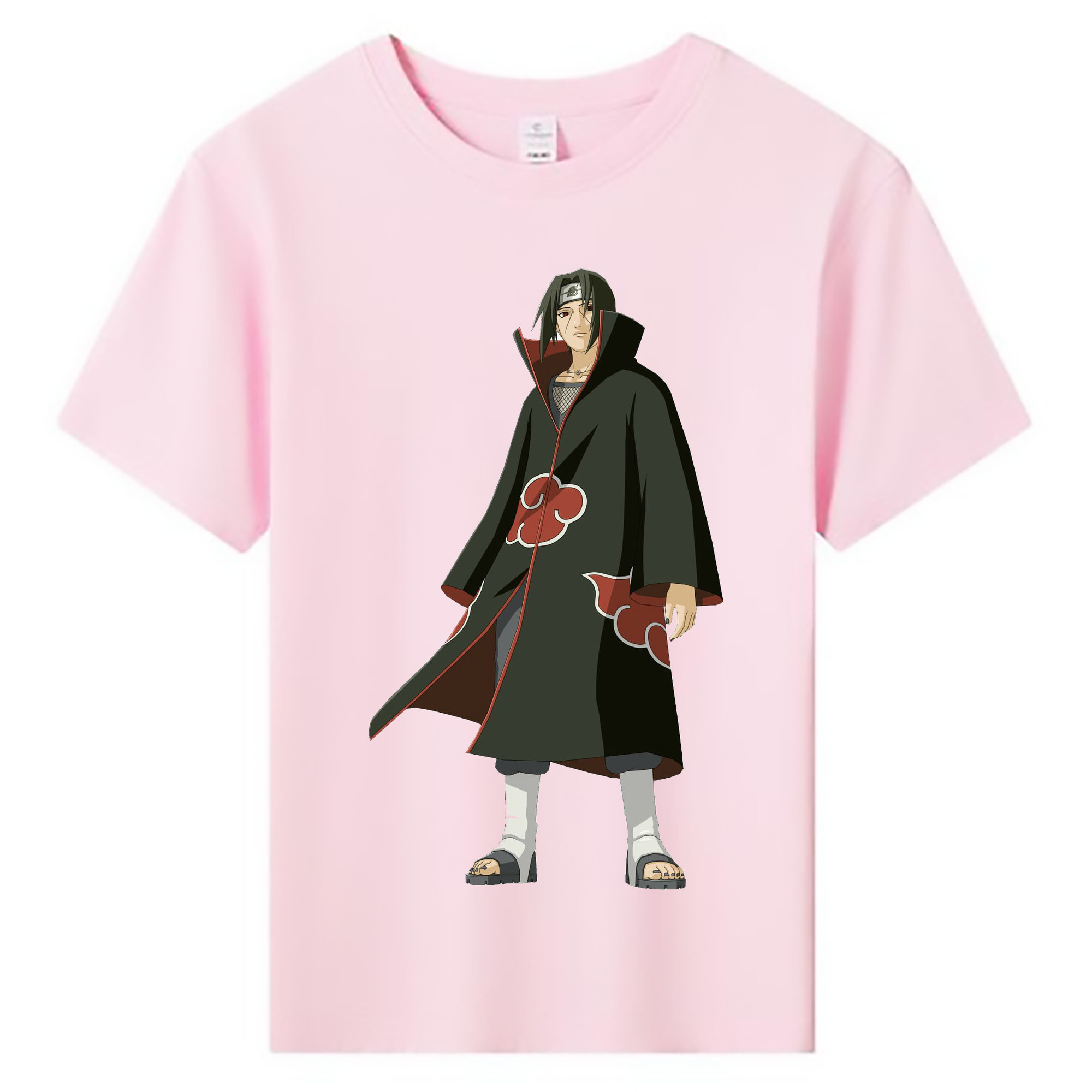 （画像用） NARUTO -ナルト- うちは イタチ Uchiha Itachi 綿100％キッズTシャツ（フロントプリント）