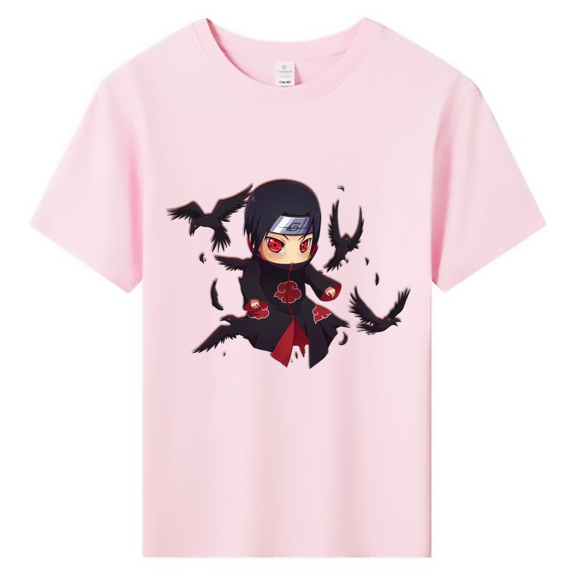 （画像用） NARUTO -ナルト- うちは イタチ Uchiha Itachi 綿100％キッズTシャツ（フロントプリント）