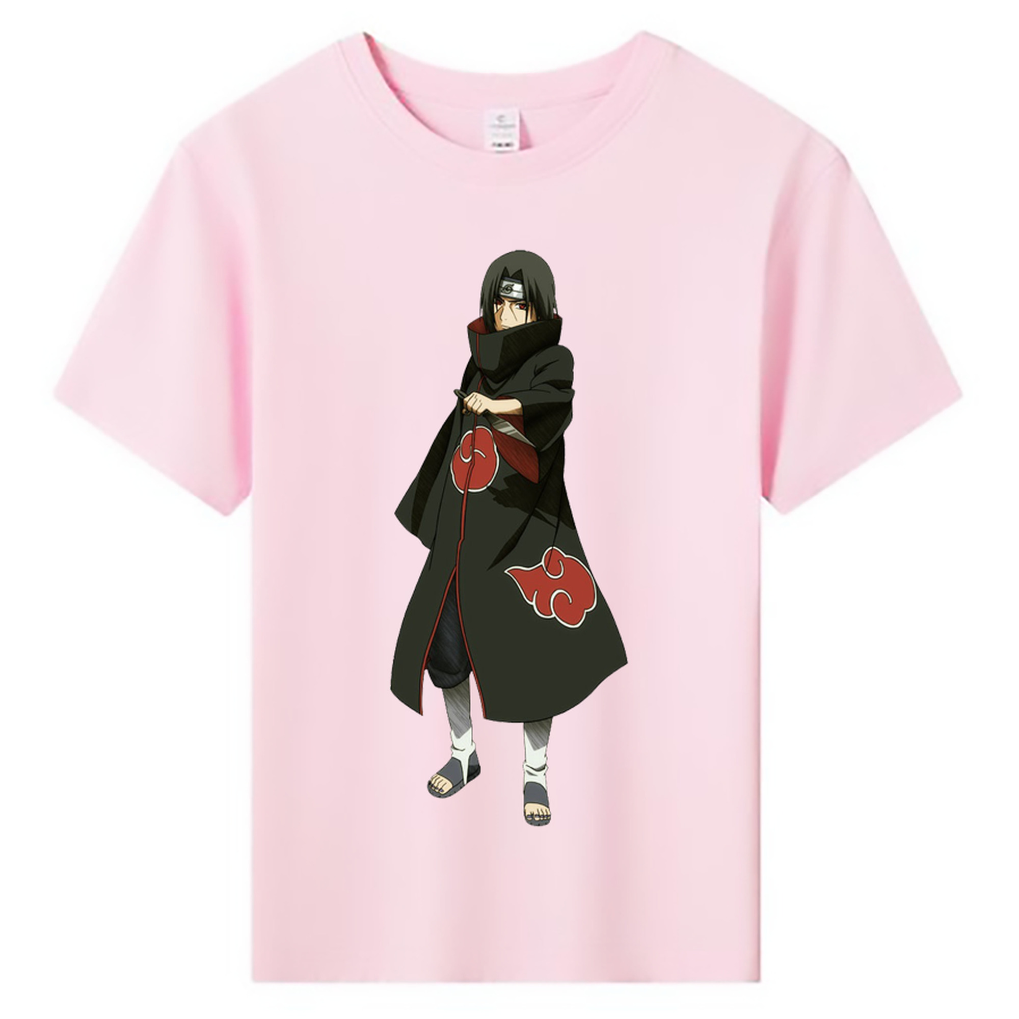 （画像用） NARUTO -ナルト- うちは イタチ Uchiha Itachi 綿100％キッズTシャツ（フロントプリント）