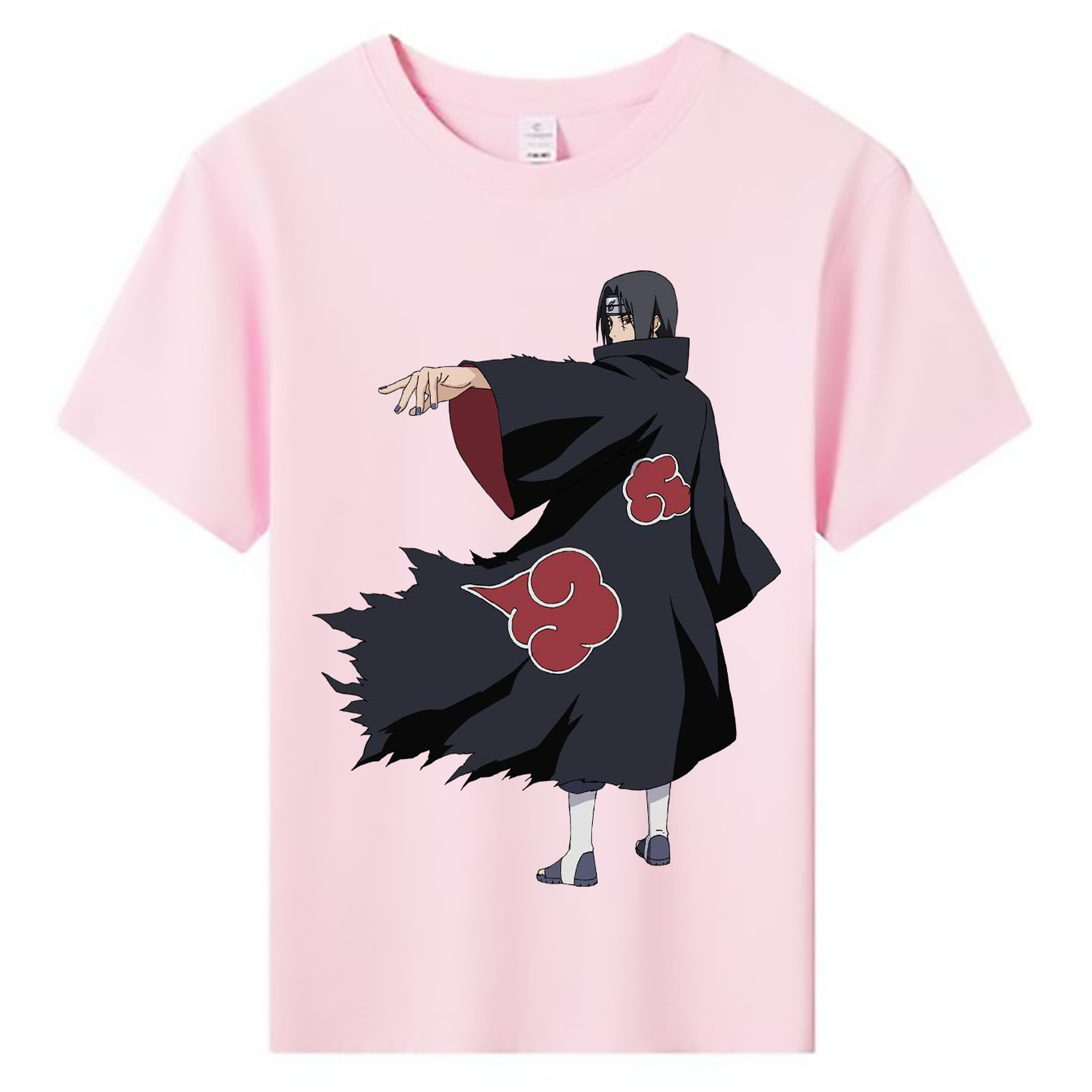 （画像用） NARUTO -ナルト- うちは イタチ Uchiha Itachi 綿100％キッズTシャツ（フロントプリント）