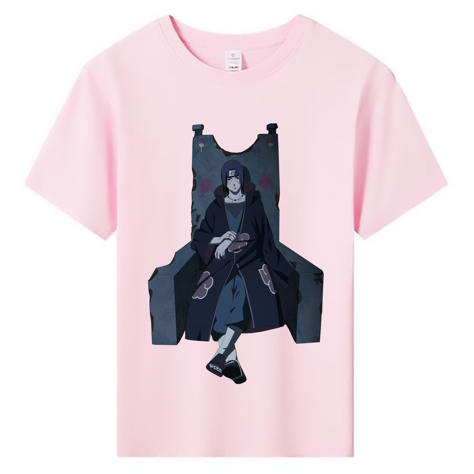 （画像用） NARUTO -ナルト- うちは イタチ Uchiha Itachi 綿100％キッズTシャツ（フロントプリント）