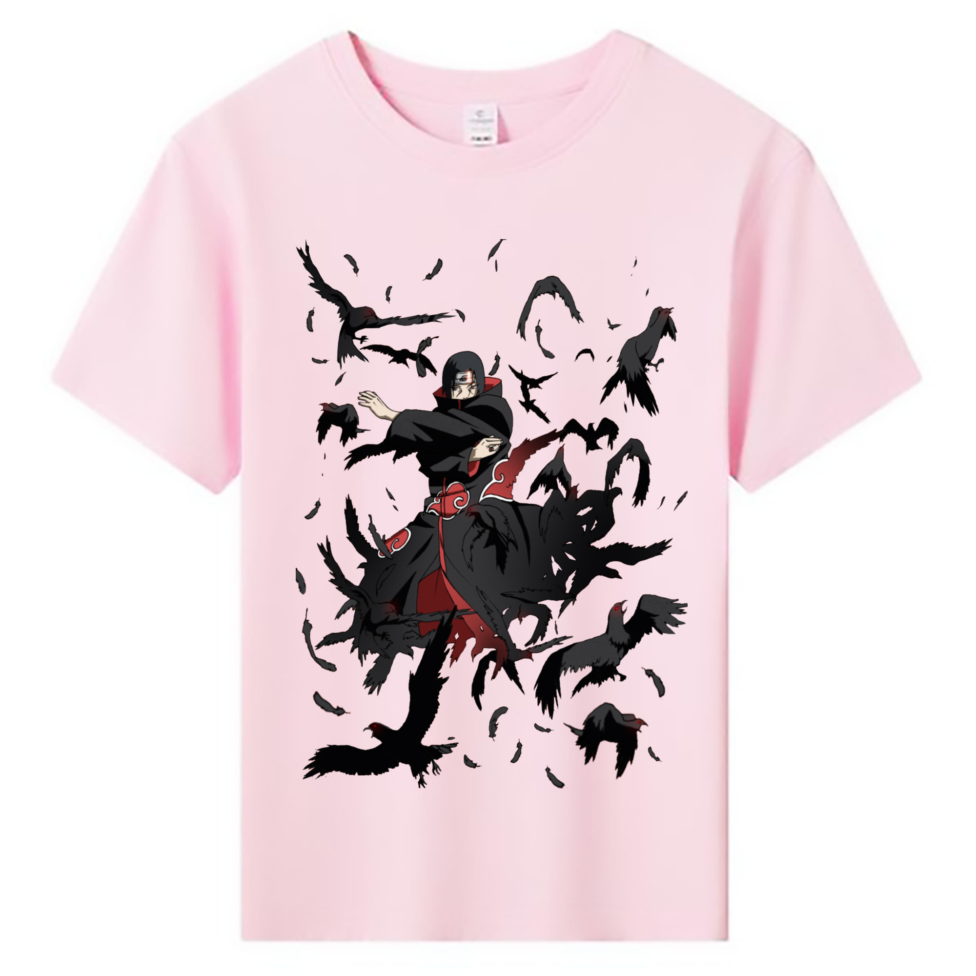 （画像用） NARUTO -ナルト- うちは イタチ Uchiha Itachi 綿100％キッズTシャツ（フロントプリント）