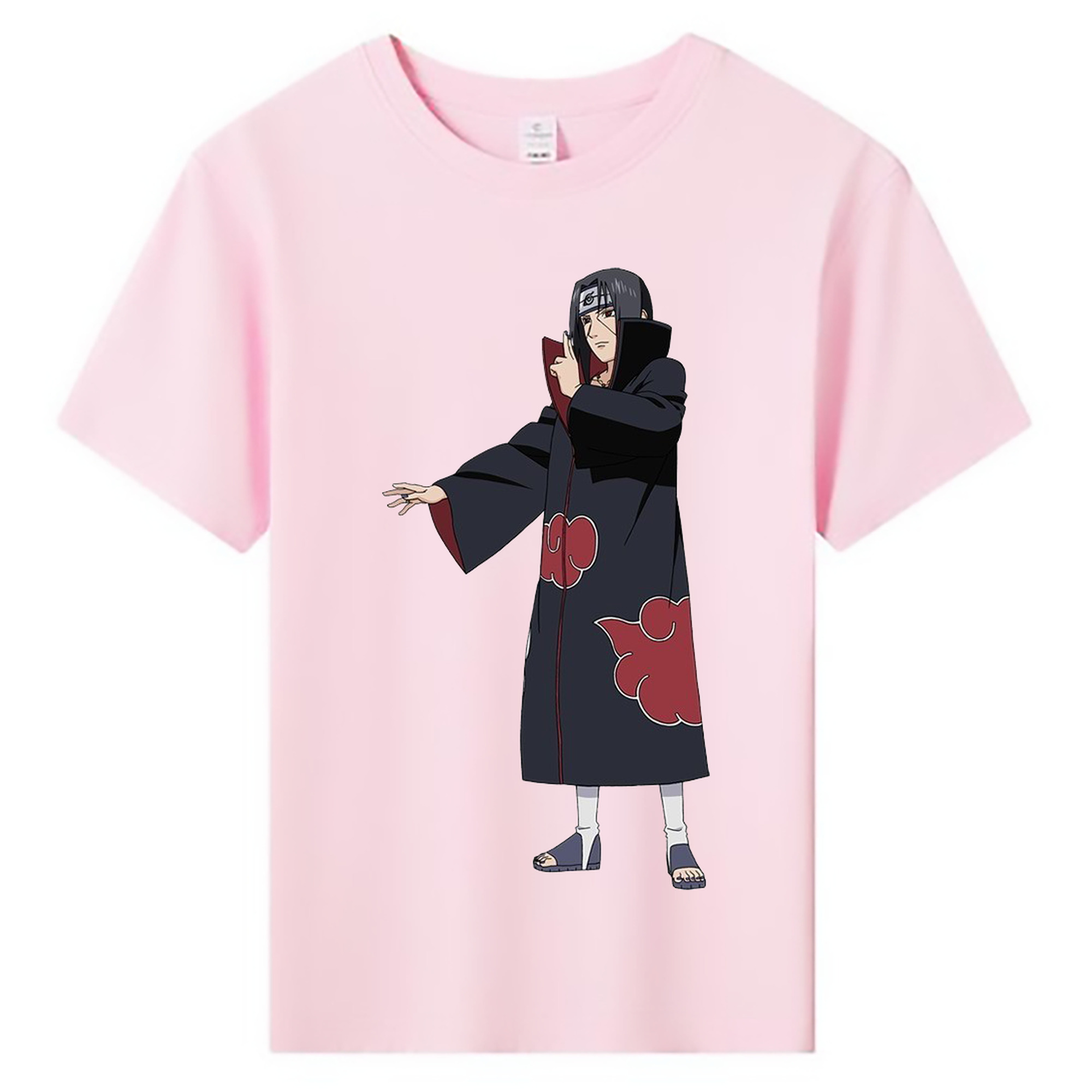 （画像用） NARUTO -ナルト- うちは イタチ Uchiha Itachi 綿100％キッズTシャツ（フロントプリント）