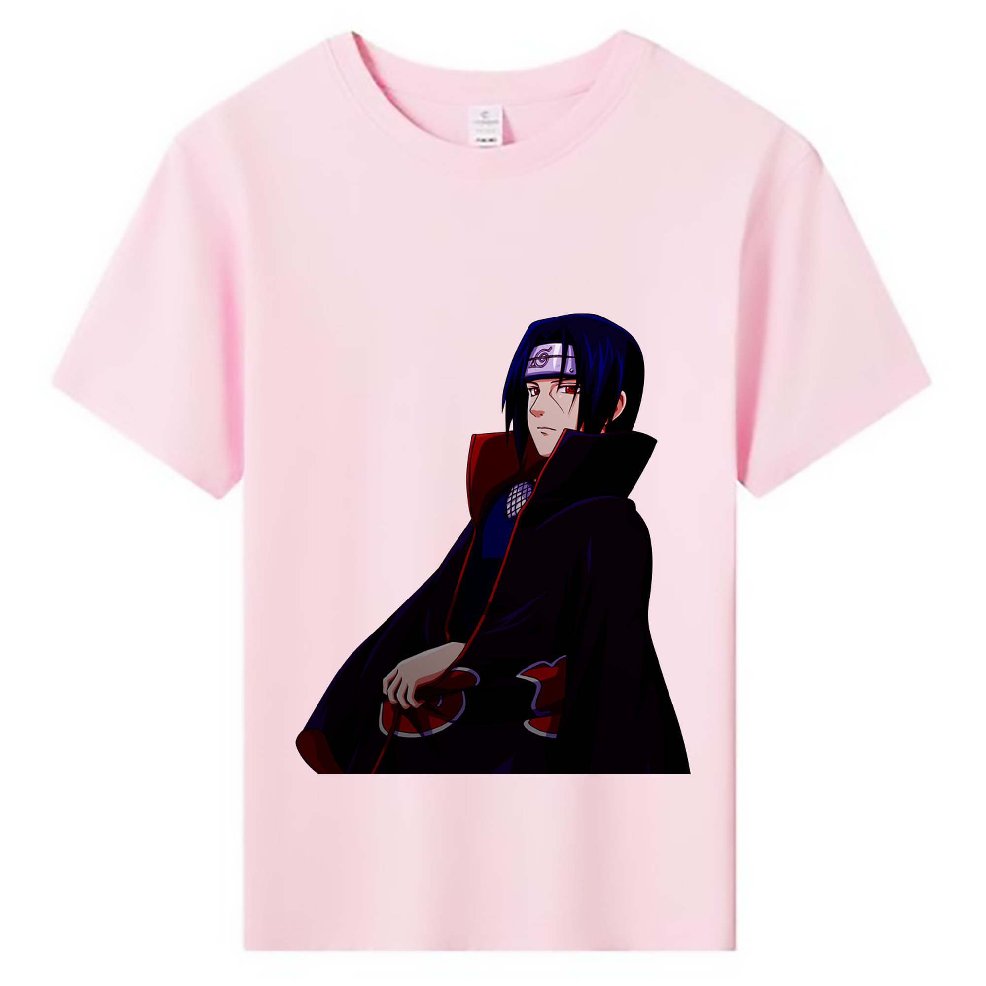 （画像用） NARUTO -ナルト- うちは イタチ Uchiha Itachi 綿100％キッズTシャツ（フロントプリント）