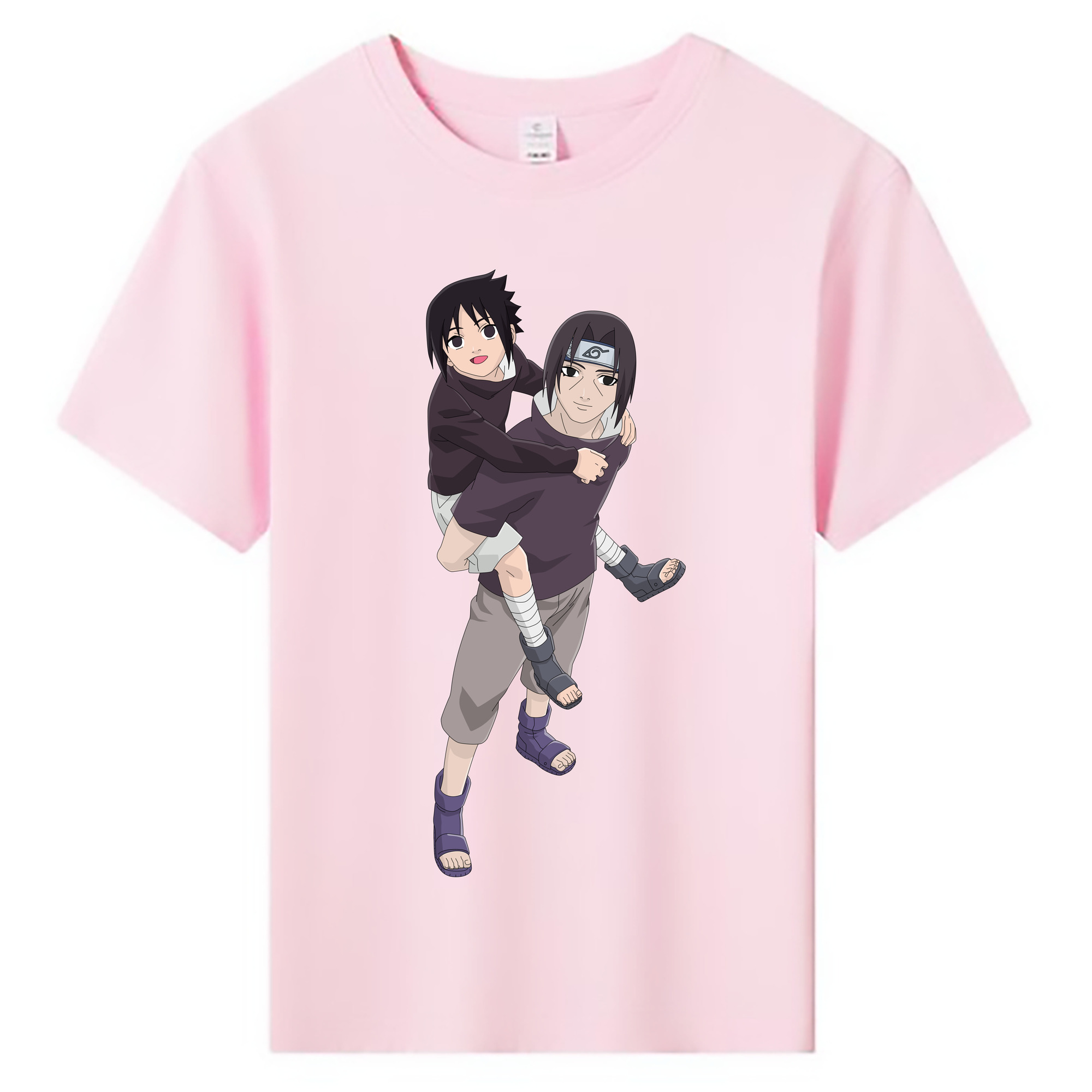 （画像用） NARUTO -ナルト- うちは イタチ Uchiha Itachi 綿100％キッズTシャツ（フロントプリント）