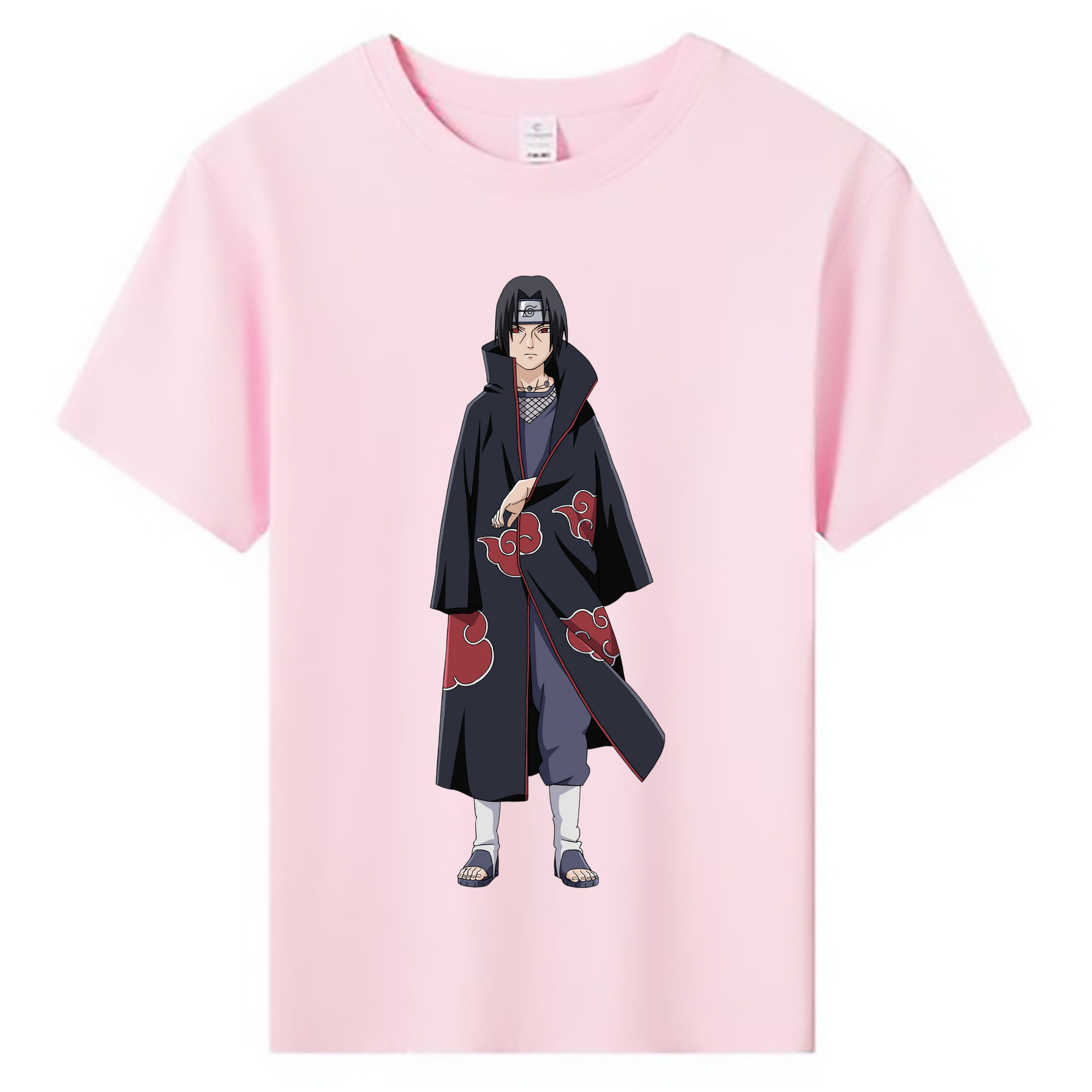 （画像用） NARUTO -ナルト- うちは イタチ Uchiha Itachi 綿100％キッズTシャツ（フロントプリント）