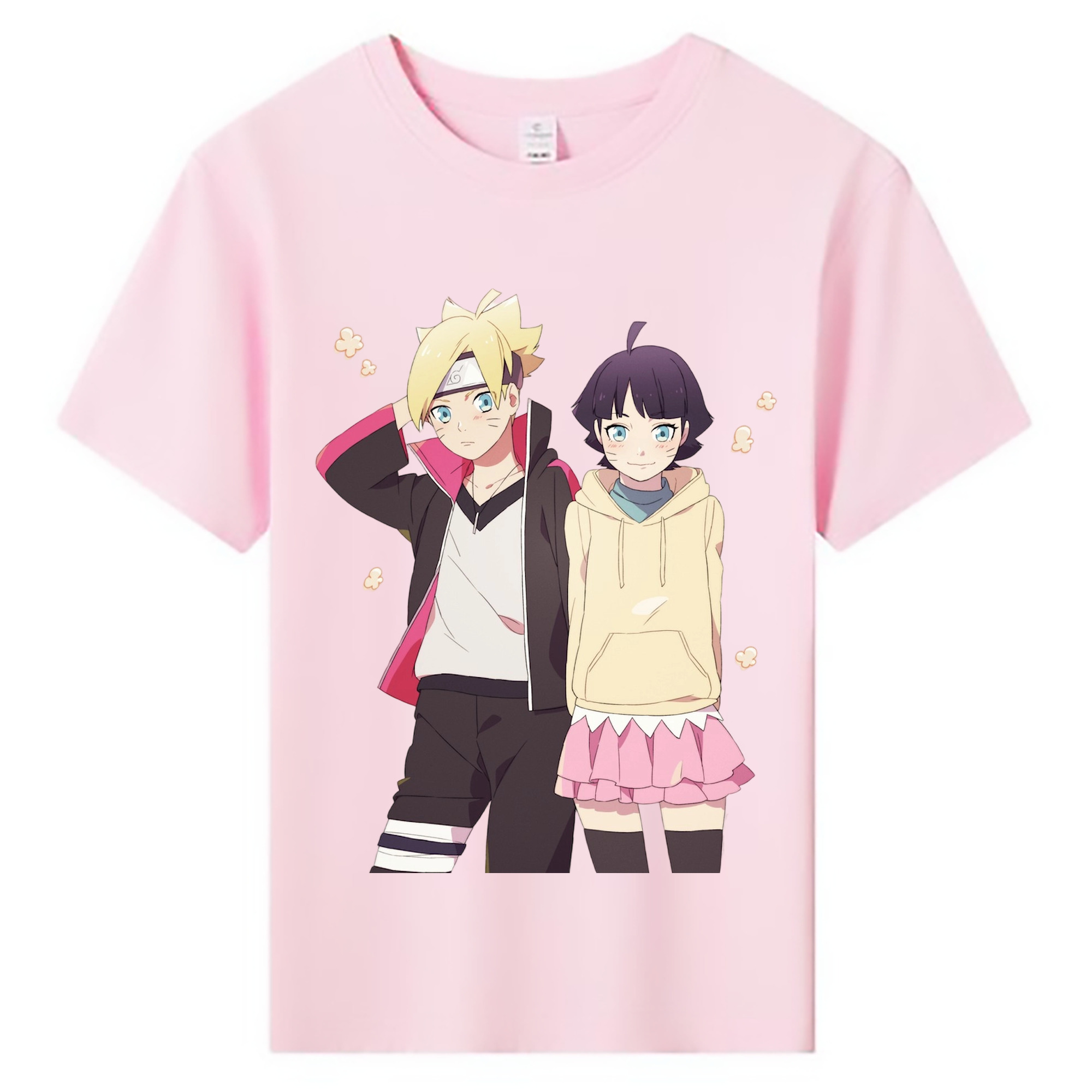 （画像用） NARUTO -ナルト- うずまき ボルト Uzumaki Boruto 綿100％キッズTシャツ（フロントプリント）