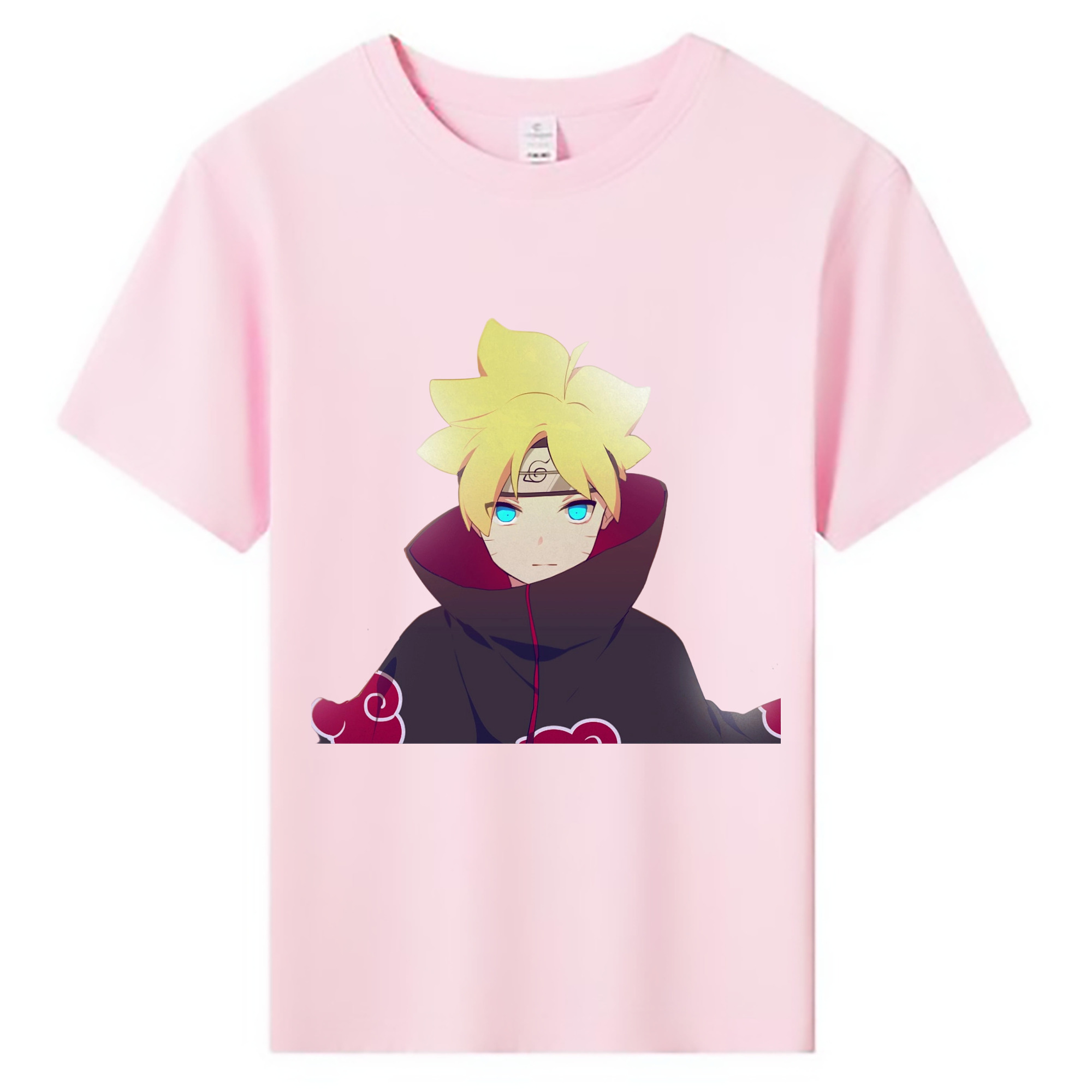 （画像用） NARUTO -ナルト- うずまき ボルト Uzumaki Boruto 綿100％キッズTシャツ（フロントプリント）