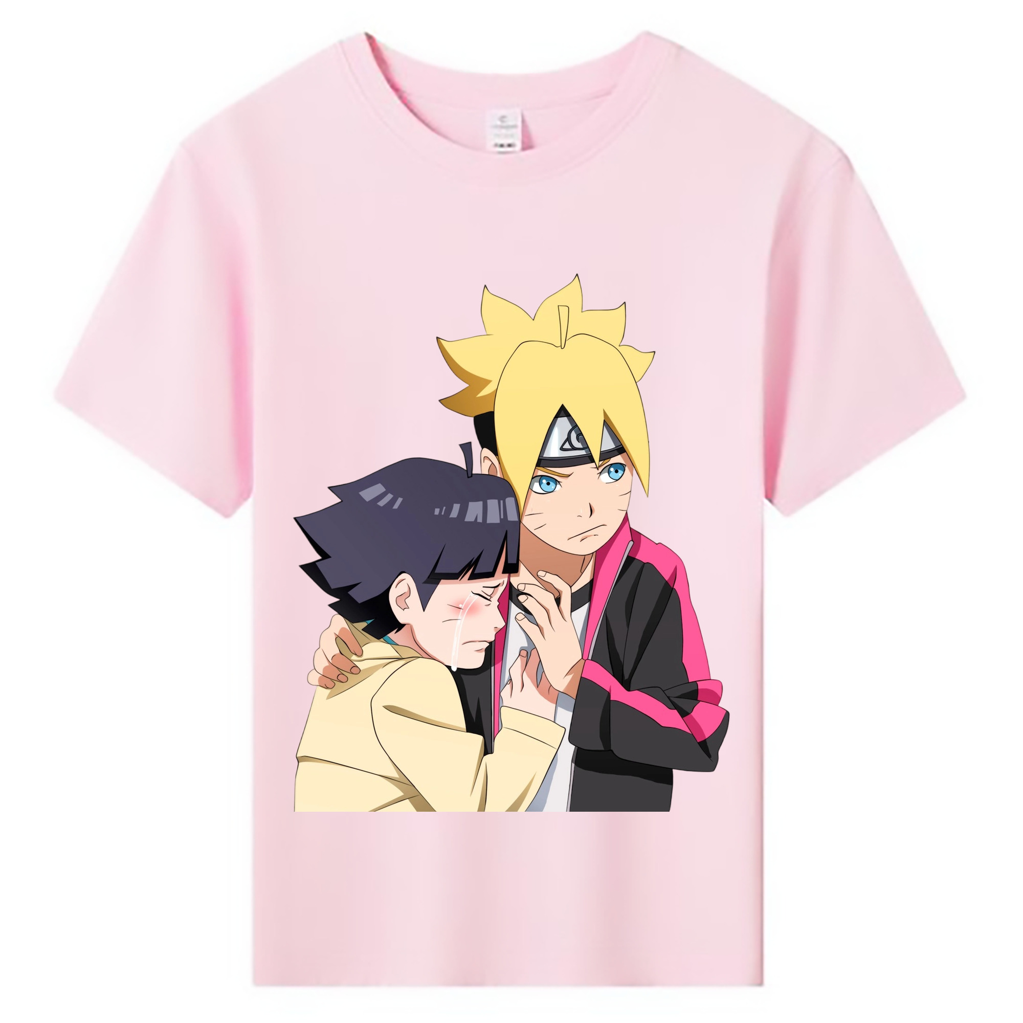 （画像用） NARUTO -ナルト- うずまき ボルト Uzumaki Boruto 綿100％キッズTシャツ（フロントプリント）