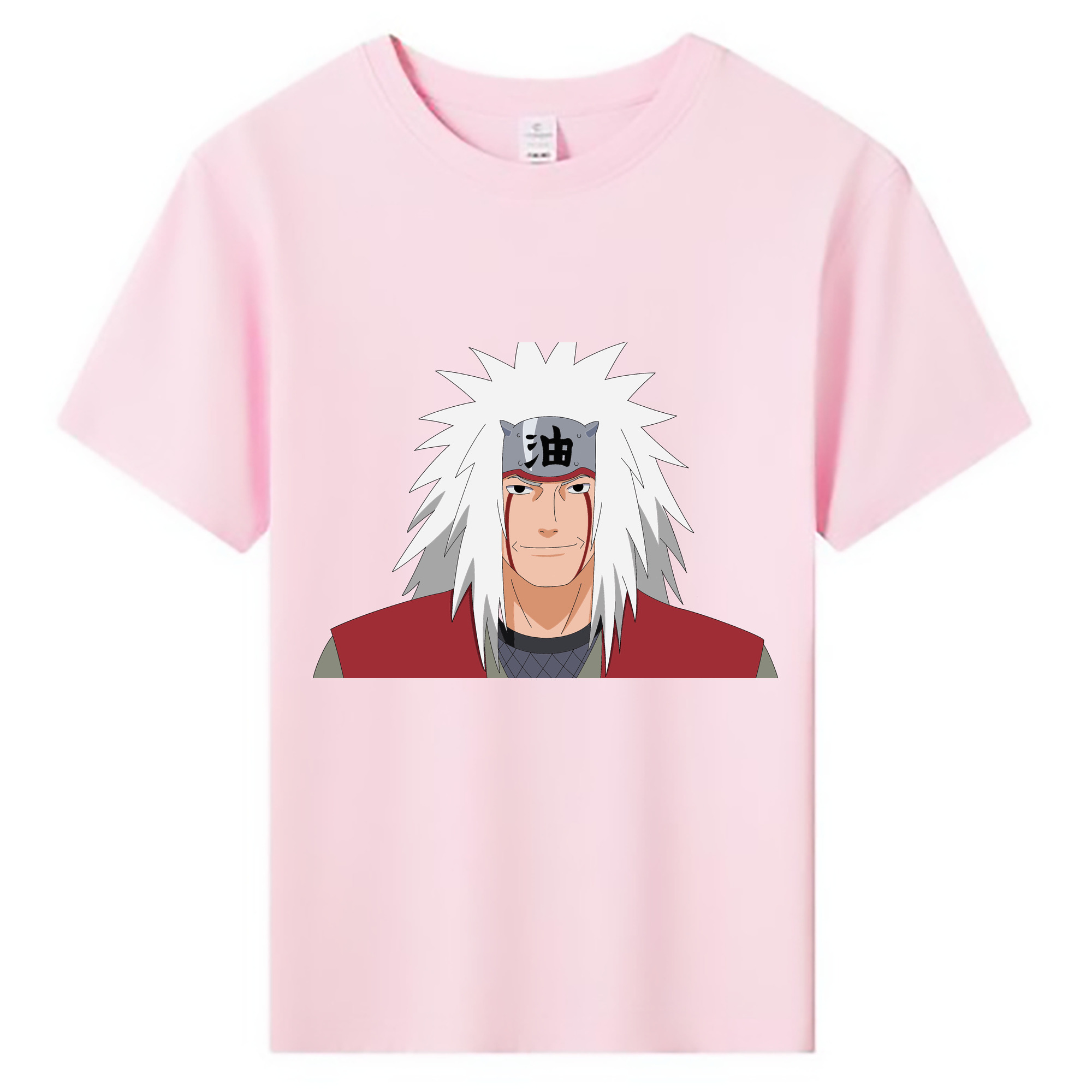 （画像用） NARUTO -ナルト- 自来也（じらいや） Jiraiya 綿100％キッズTシャツ（フロントプリント）