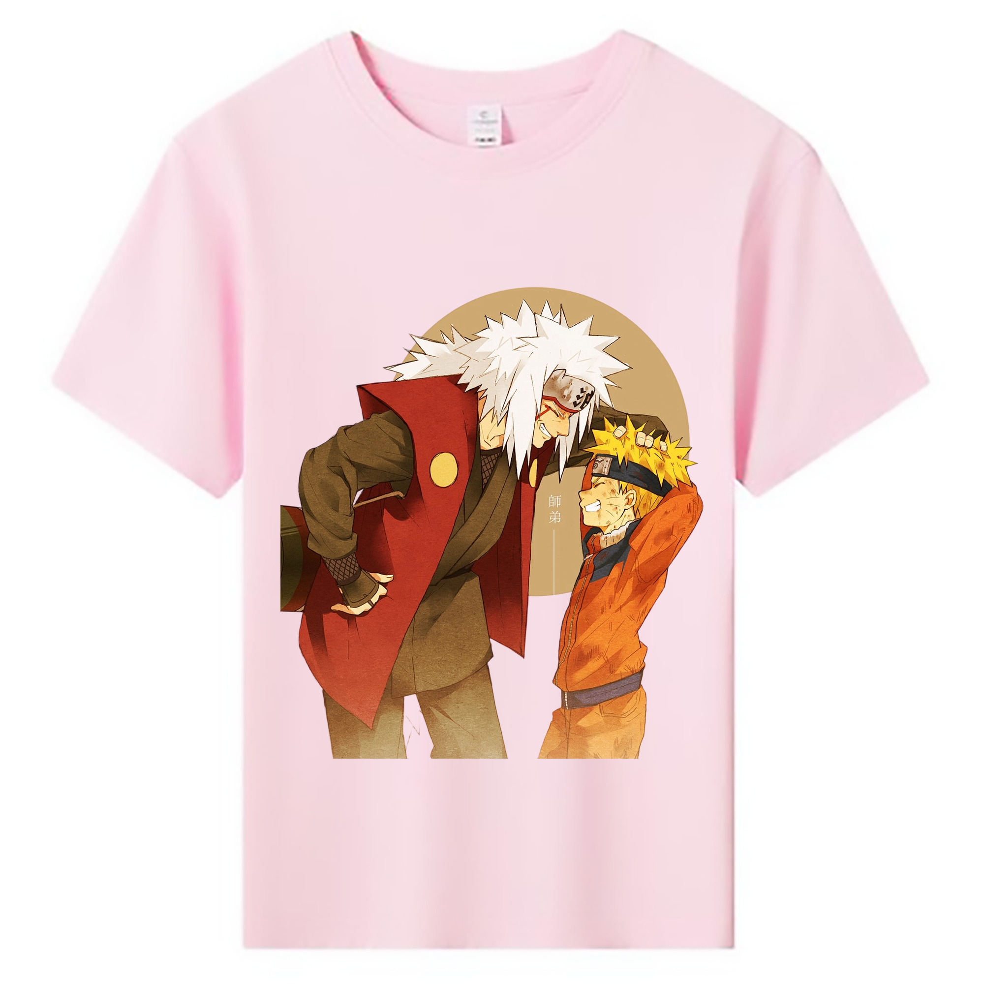 （画像用） NARUTO -ナルト- 自来也（じらいや） Jiraiya 綿100％キッズTシャツ（フロントプリント）