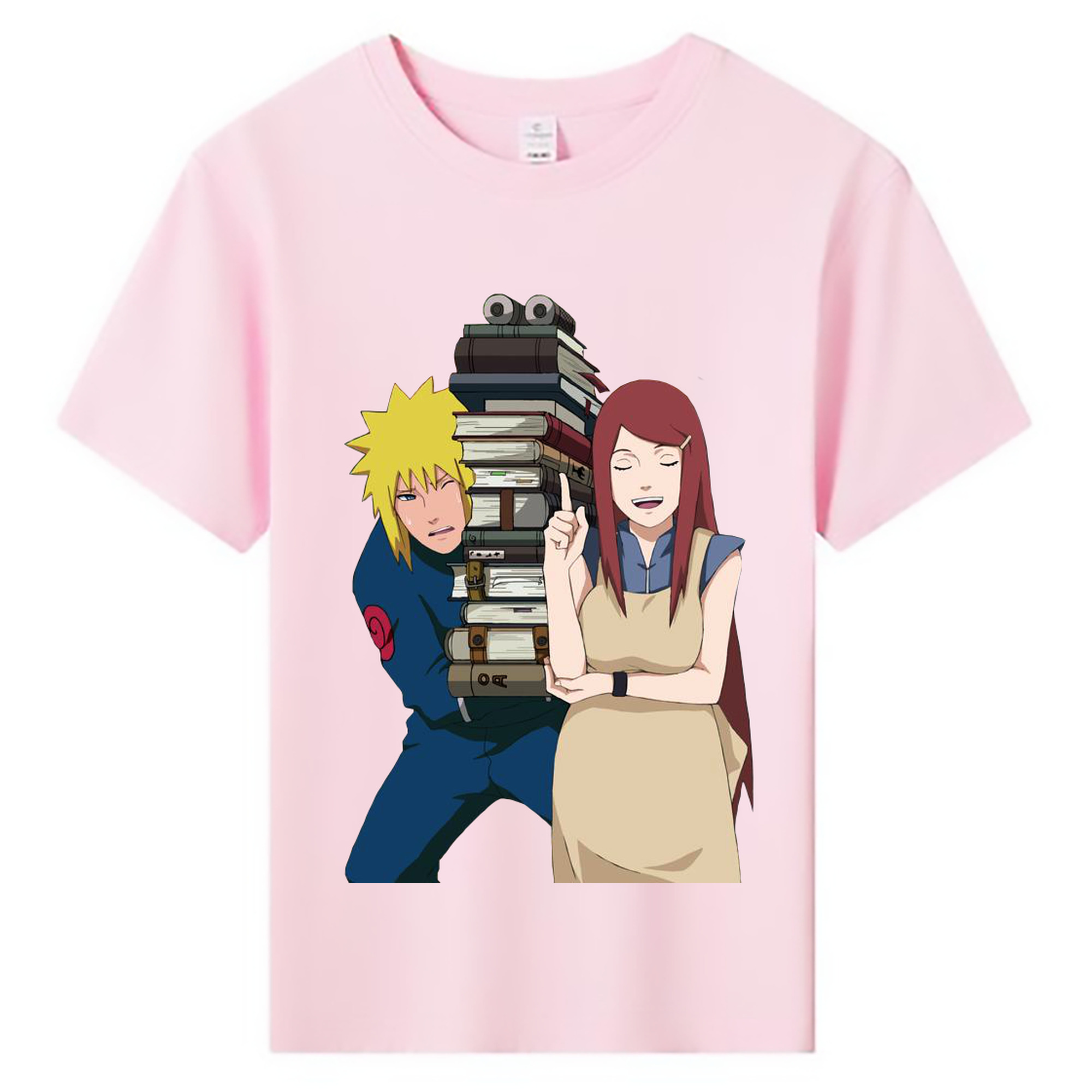 （画像用） NARUTO -ナルト- 波風 ミナト Namikaze Minato 綿100％キッズTシャツ（フロントプリント）