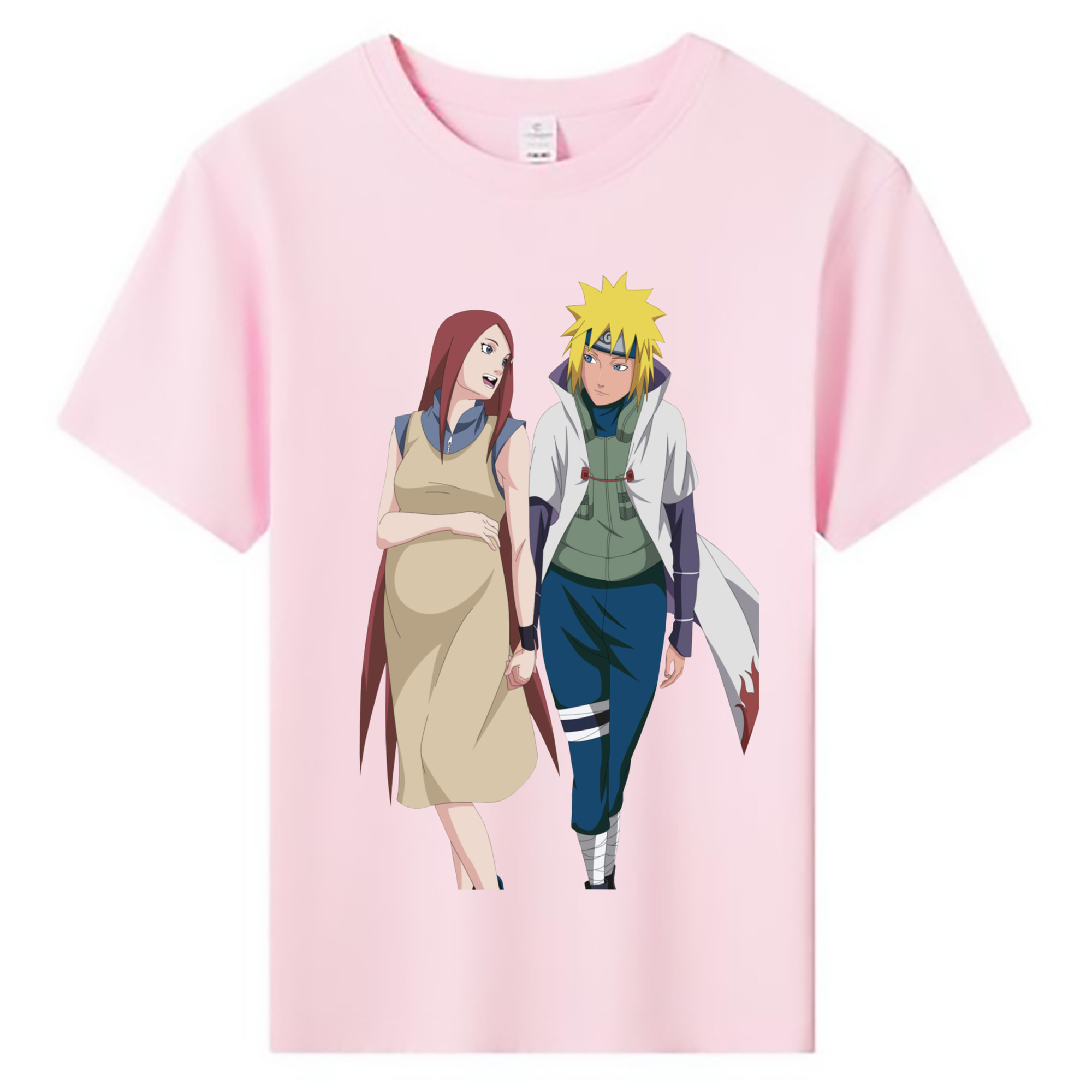 （画像用） NARUTO -ナルト- 波風 ミナト Namikaze Minato 綿100％キッズTシャツ（フロントプリント）