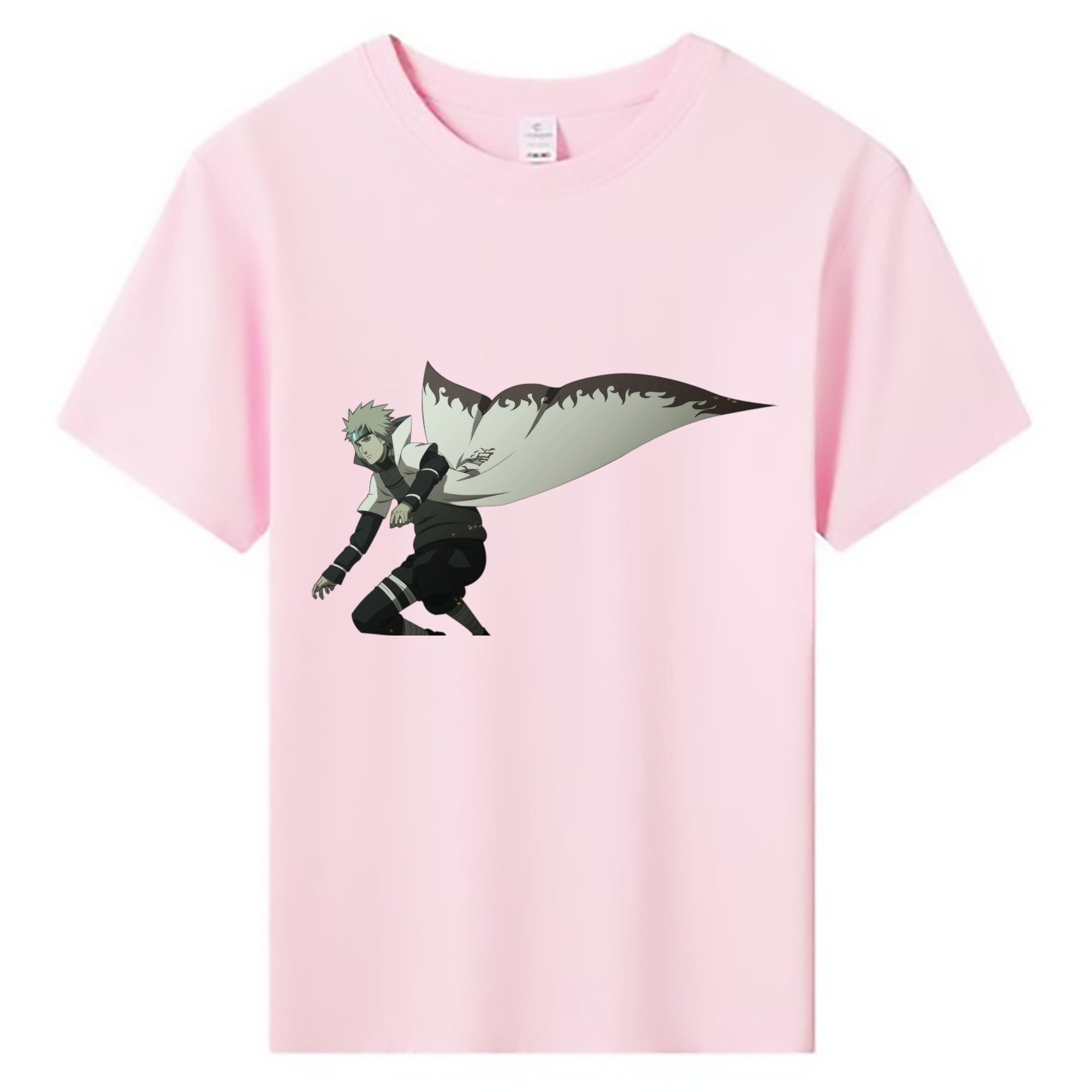 （画像用） NARUTO -ナルト- 波風 ミナト Namikaze Minato 綿100％キッズTシャツ（フロントプリント）