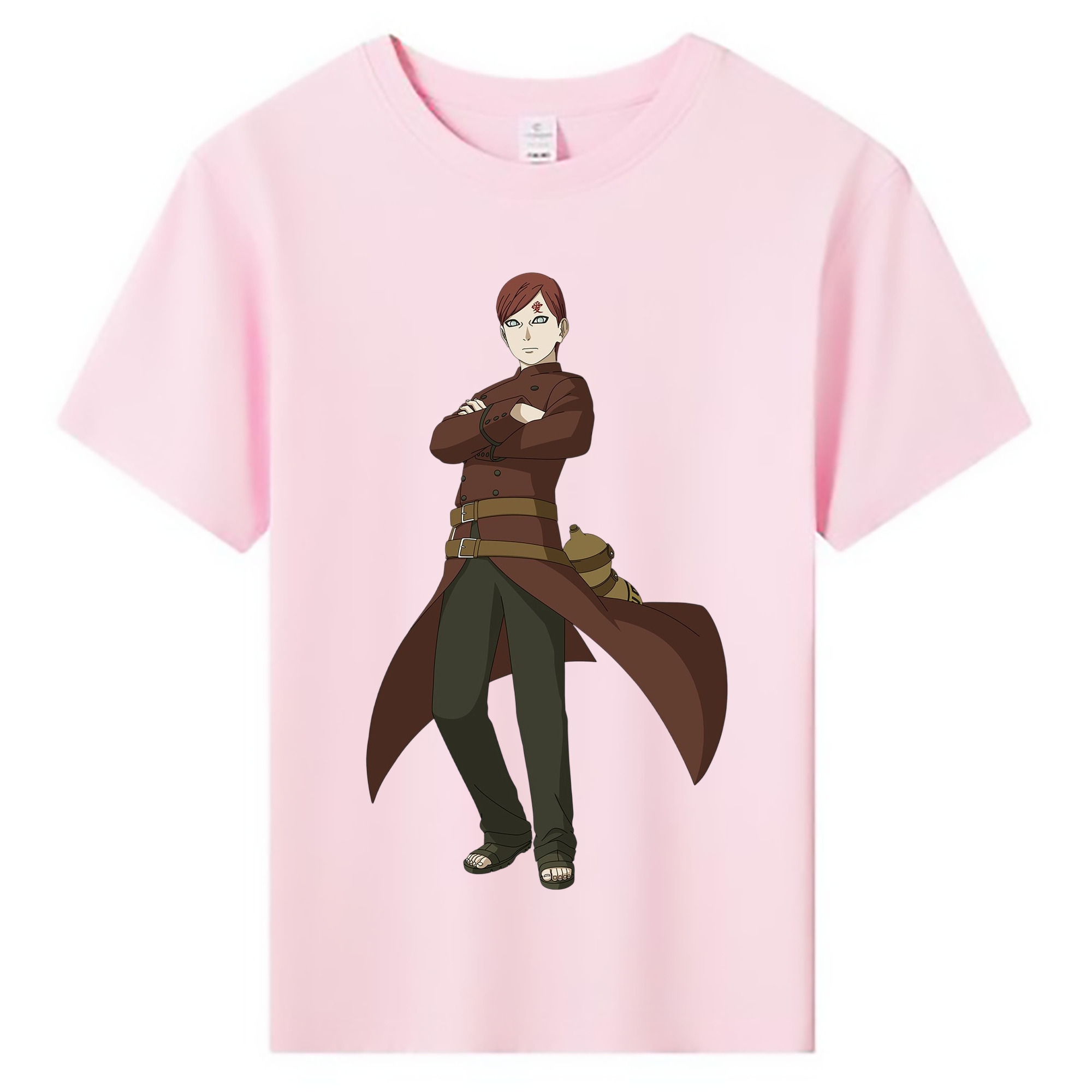 （画像用） NARUTO -ナルト- ガアラ Gaara 綿100％キッズTシャツ（フロントプリント）