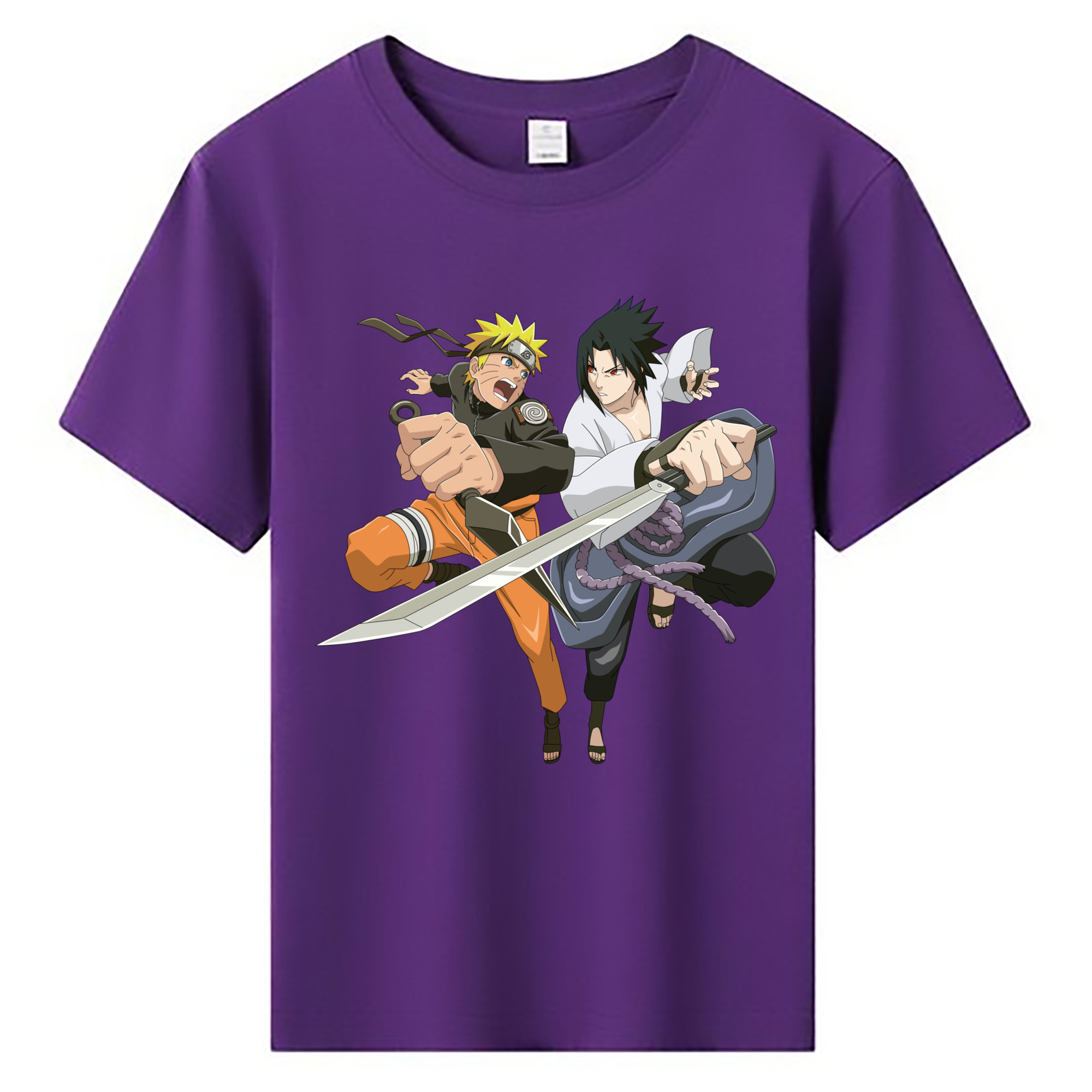 （画像用） NARUTO -ナルト- うずまき ナルト Uzumaki Naruto 綿100％キッズTシャツ（フロントプリント）